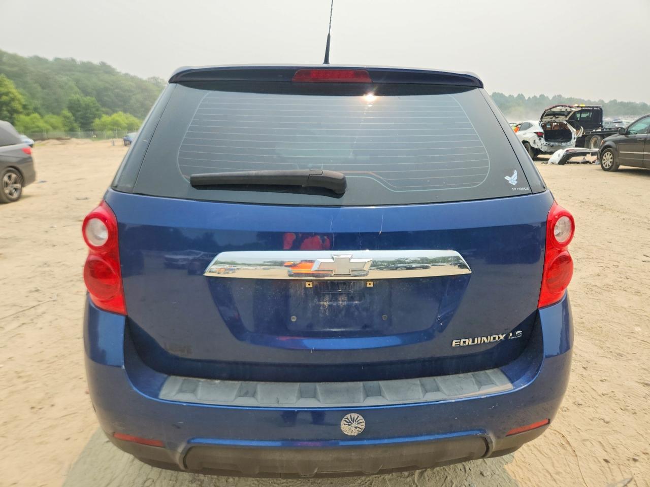 2010 Chevrolet Equinox Ls Blue vin: 2CNALBEW6A6406146