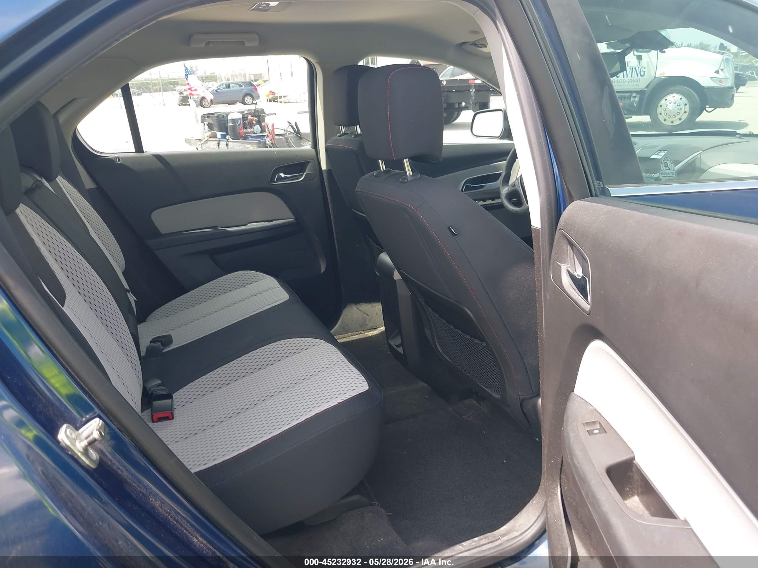 2010 Chevrolet Equinox Ls Blue vin: 2CNALBEW7A6333398