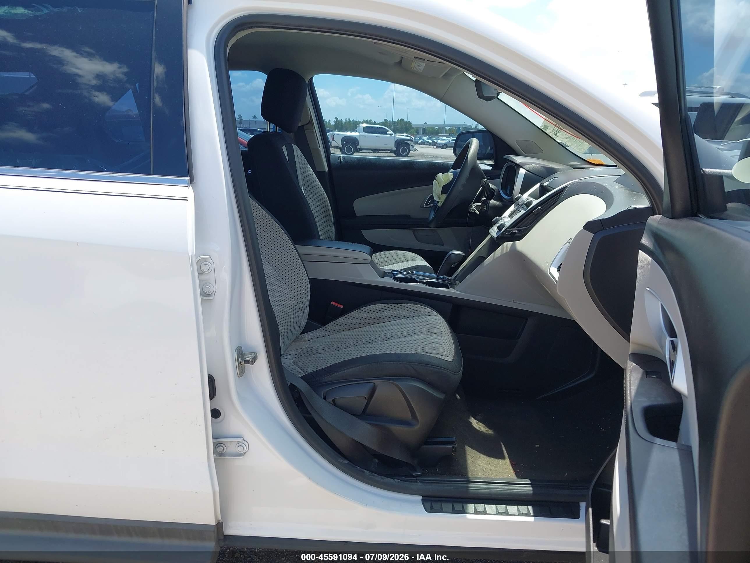 2010 Chevrolet Equinox Ls White vin: 2CNALBEW7A6402820