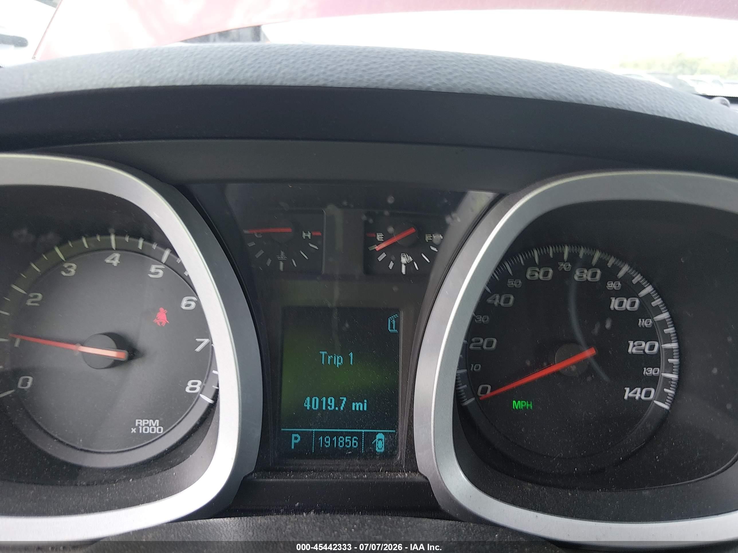 2010 Chevrolet Equinox Ls Red vin: 2CNALBEW8A6204988