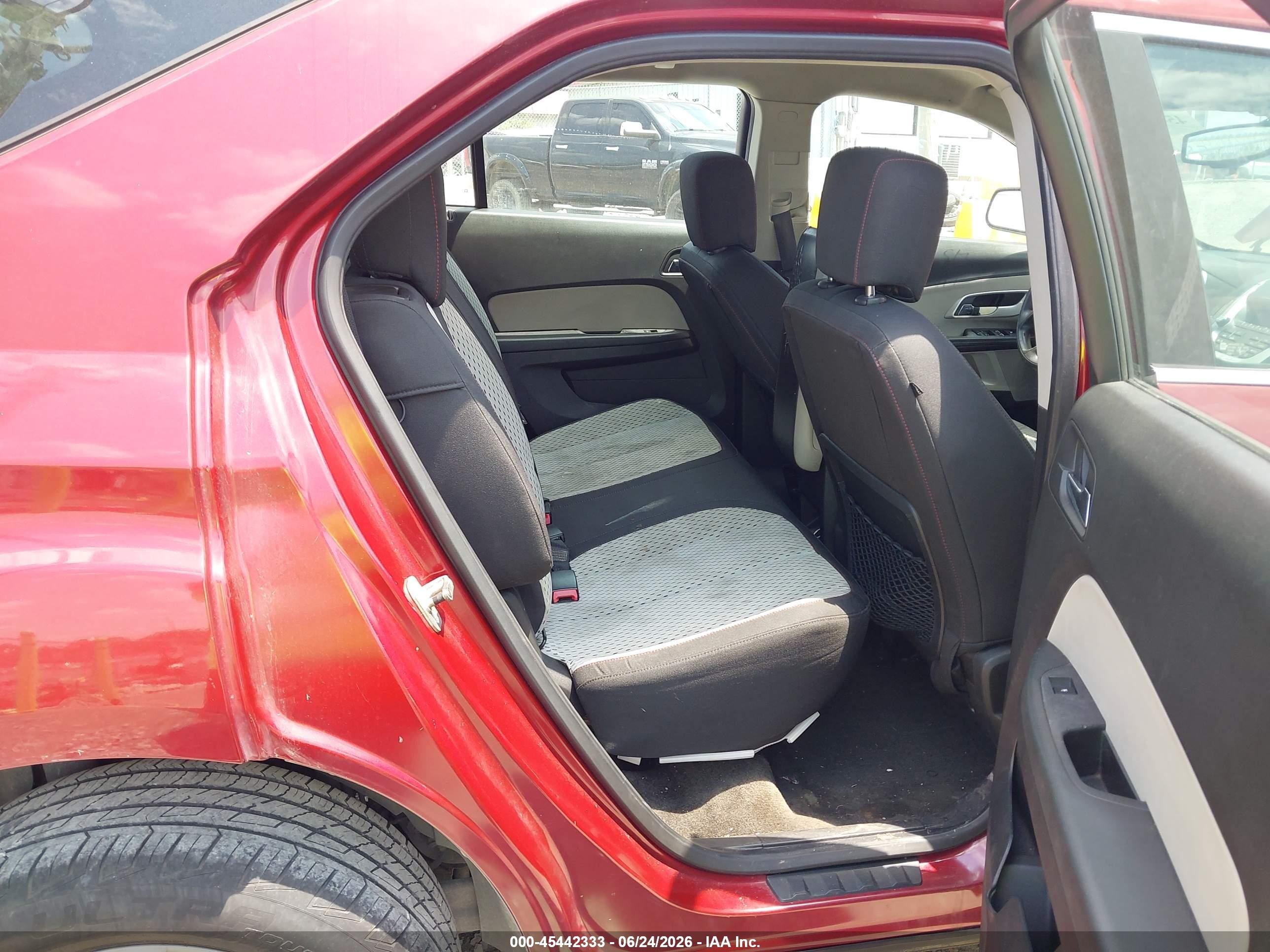 2010 Chevrolet Equinox Ls Red vin: 2CNALBEW8A6204988