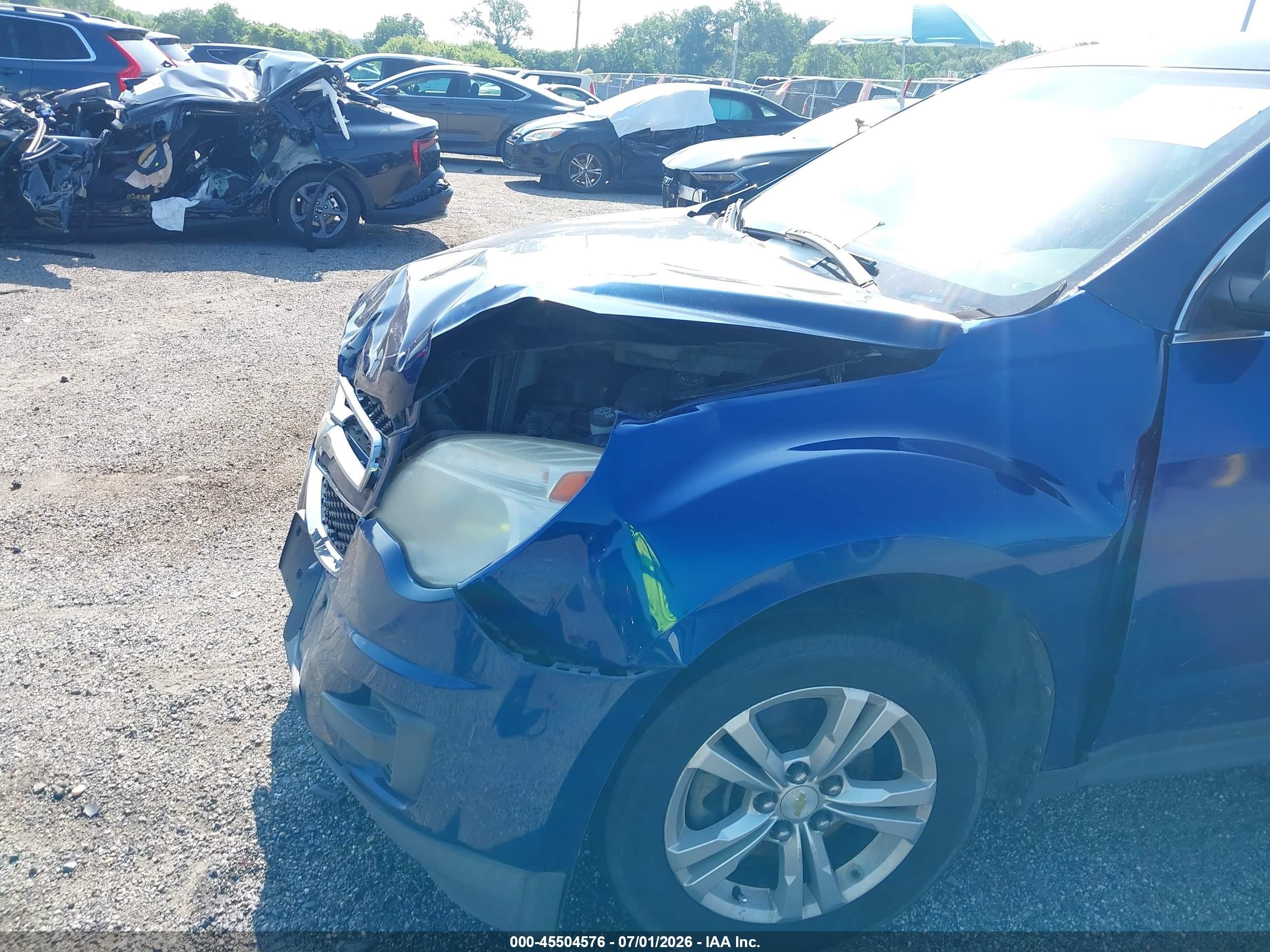2010 Chevrolet Equinox Ls Синий vin: 2CNALBEW8A6319848