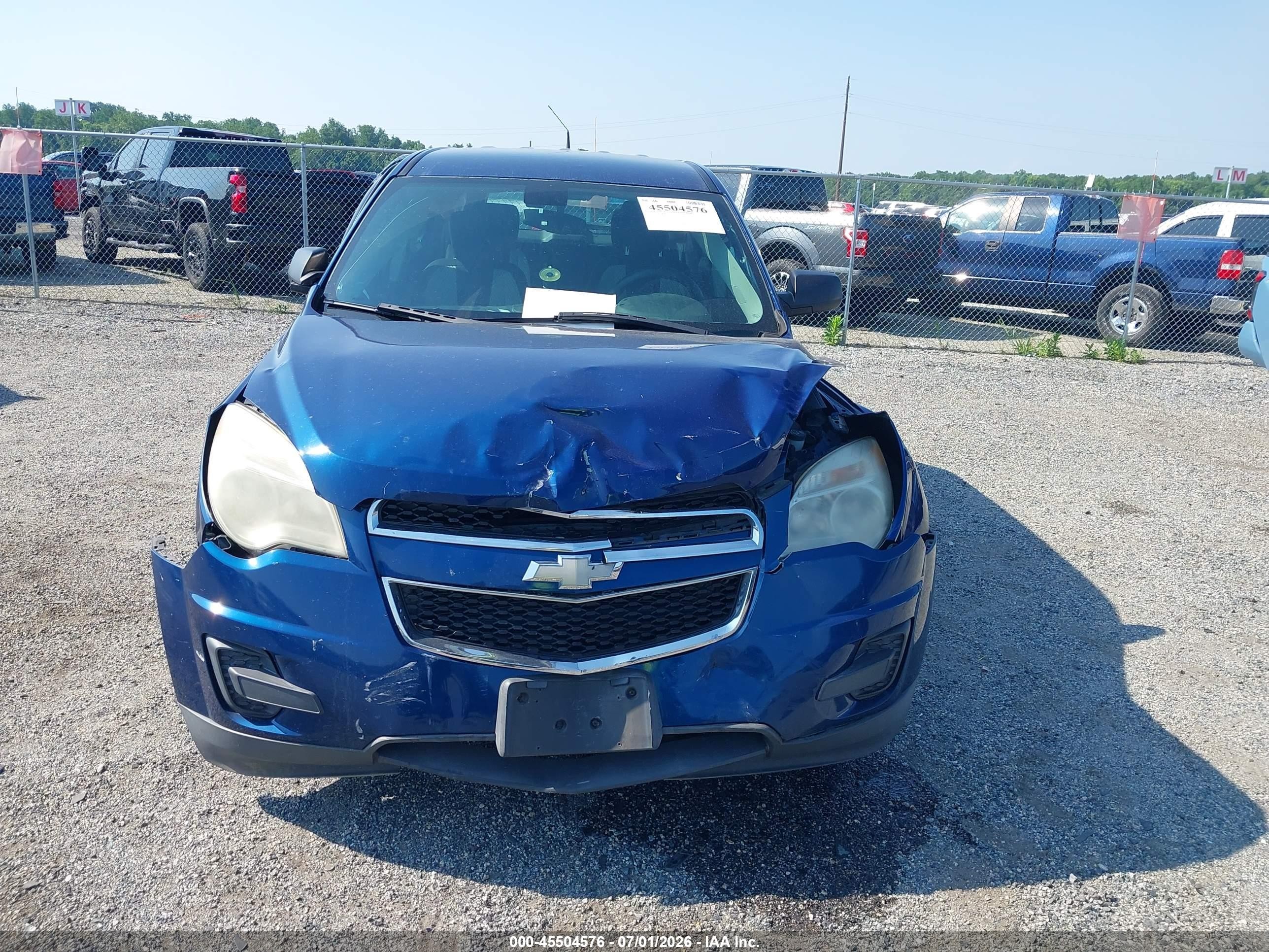 2010 Chevrolet Equinox Ls Синий vin: 2CNALBEW8A6319848
