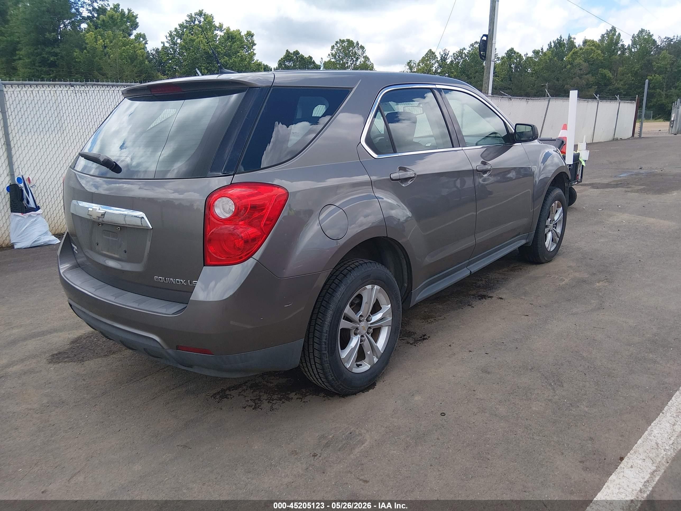 2010 Chevrolet Equinox Ls Gray vin: 2CNALBEW8A6388913
