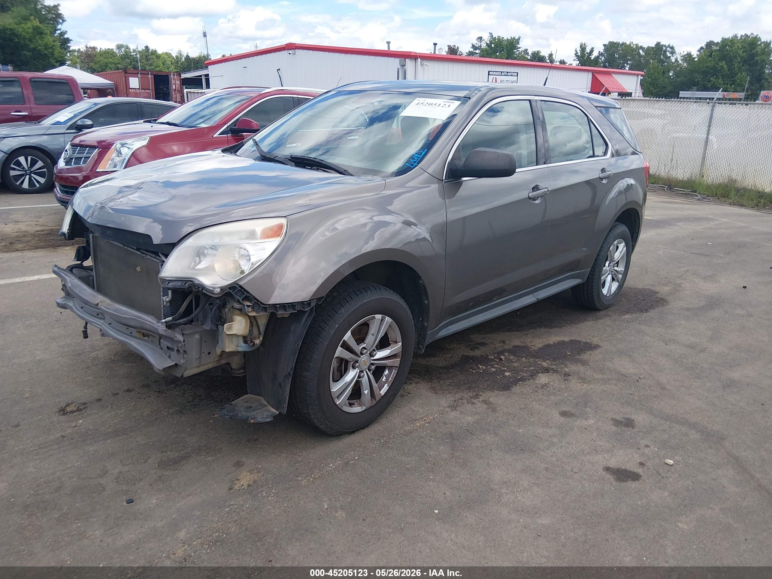 2010 Chevrolet Equinox Ls Gray vin: 2CNALBEW8A6388913