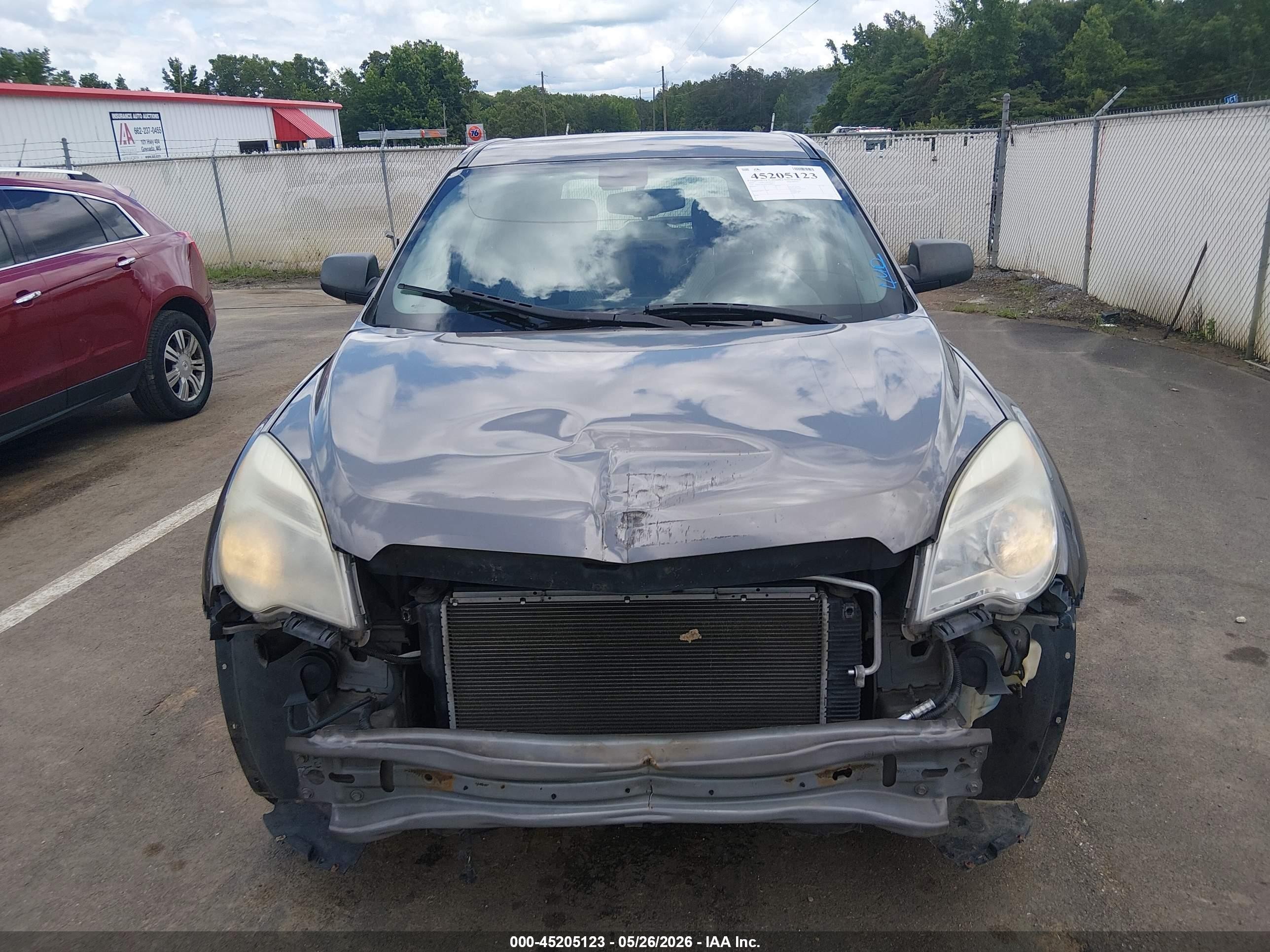 2010 Chevrolet Equinox Ls Gray vin: 2CNALBEW8A6388913