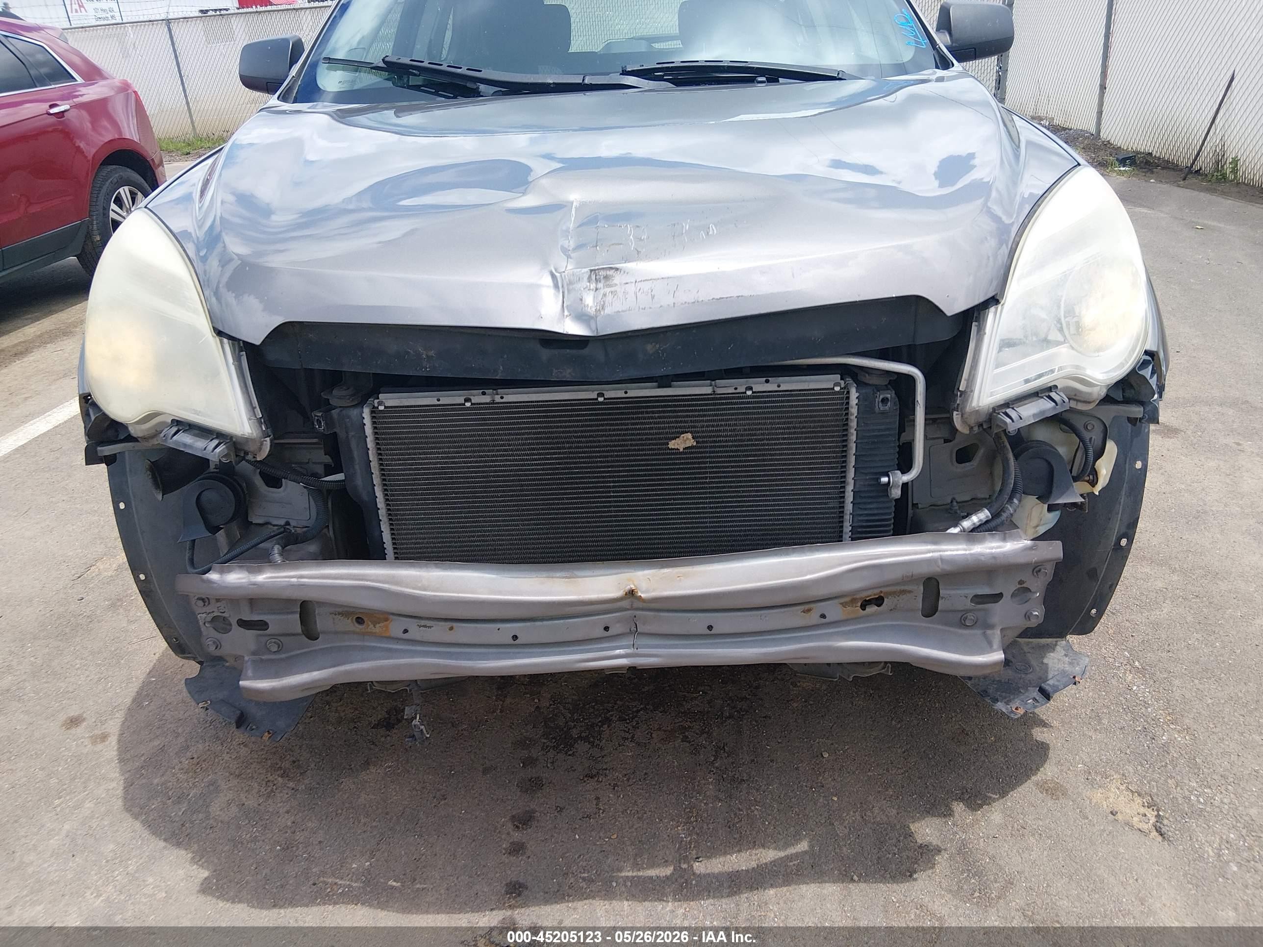 2010 Chevrolet Equinox Ls Gray vin: 2CNALBEW8A6388913