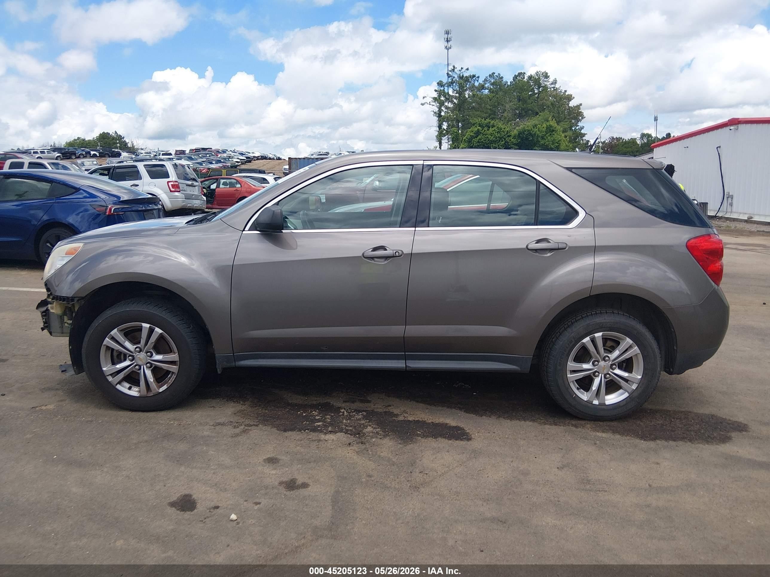 2010 Chevrolet Equinox Ls Gray vin: 2CNALBEW8A6388913