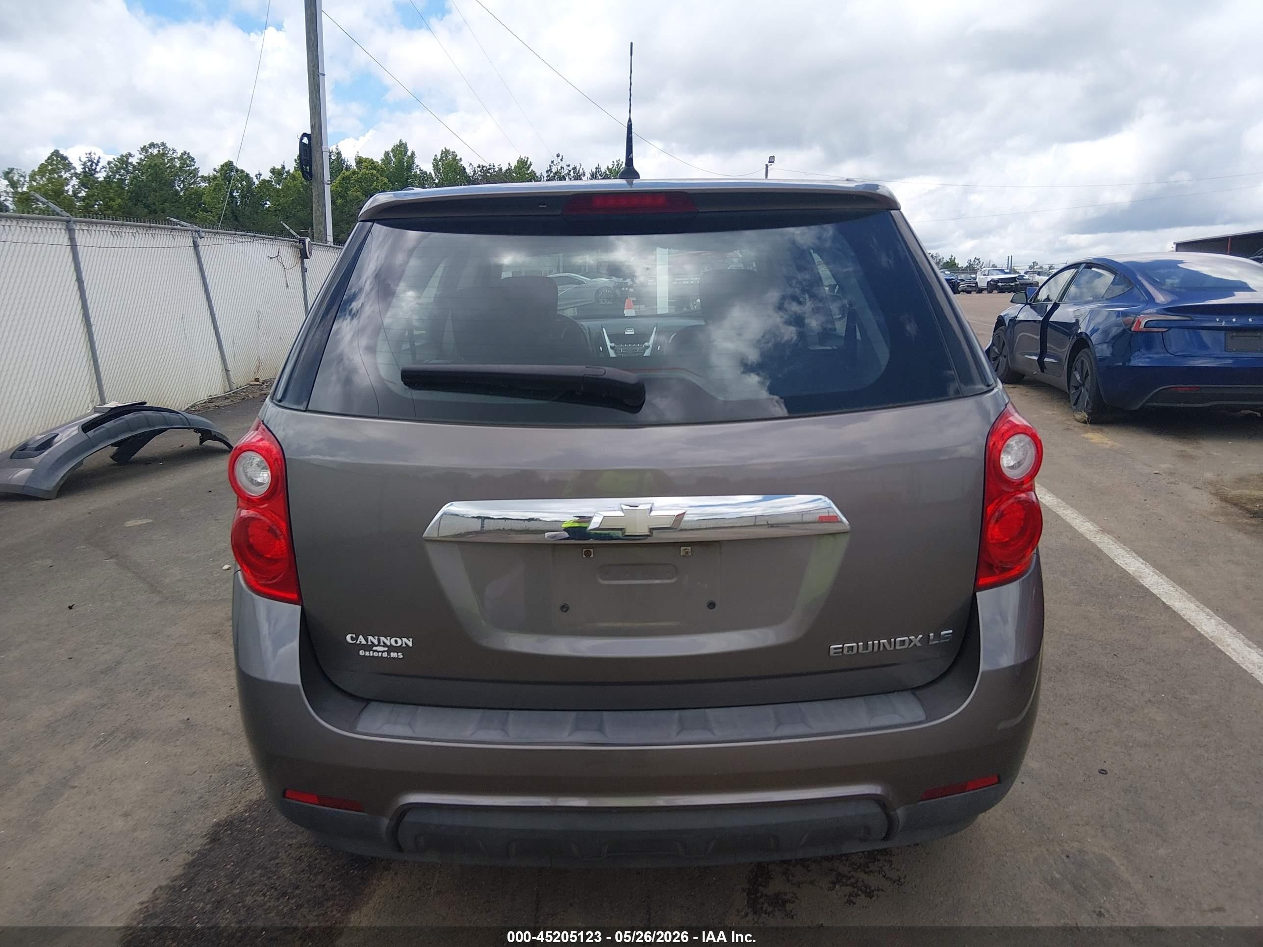 2010 Chevrolet Equinox Ls Gray vin: 2CNALBEW8A6388913