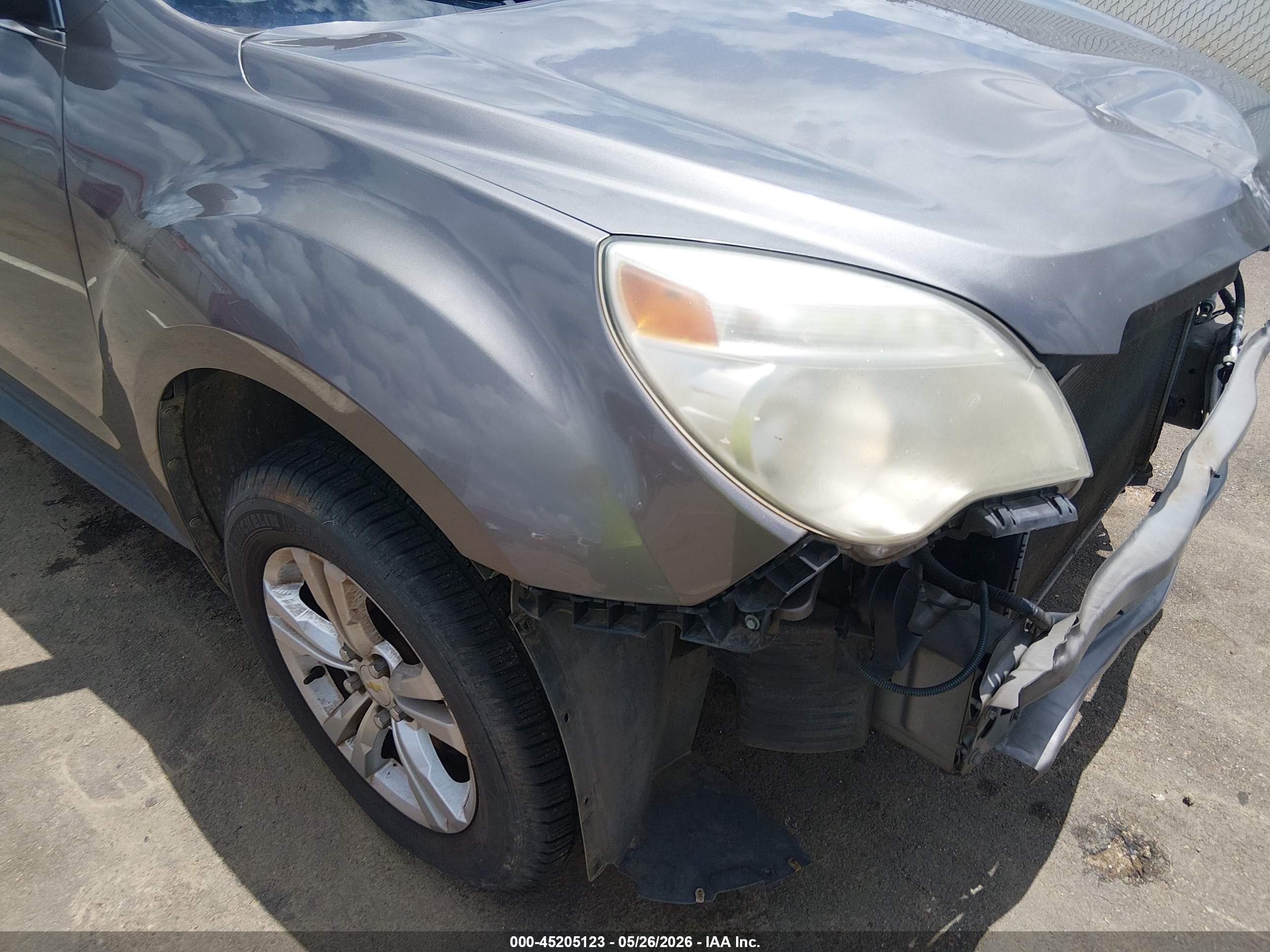 2010 Chevrolet Equinox Ls Gray vin: 2CNALBEW8A6388913