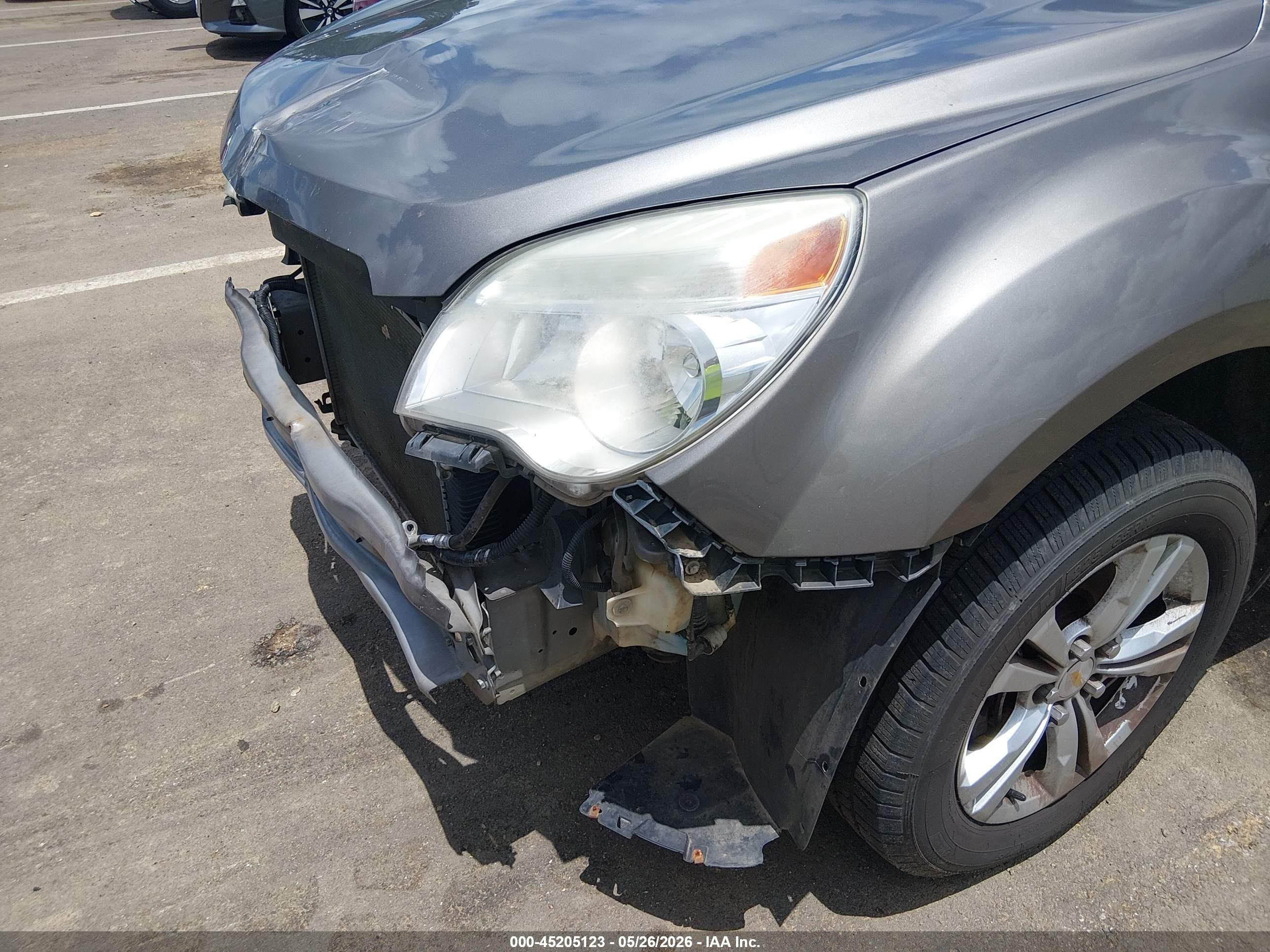 2010 Chevrolet Equinox Ls Gray vin: 2CNALBEW8A6388913