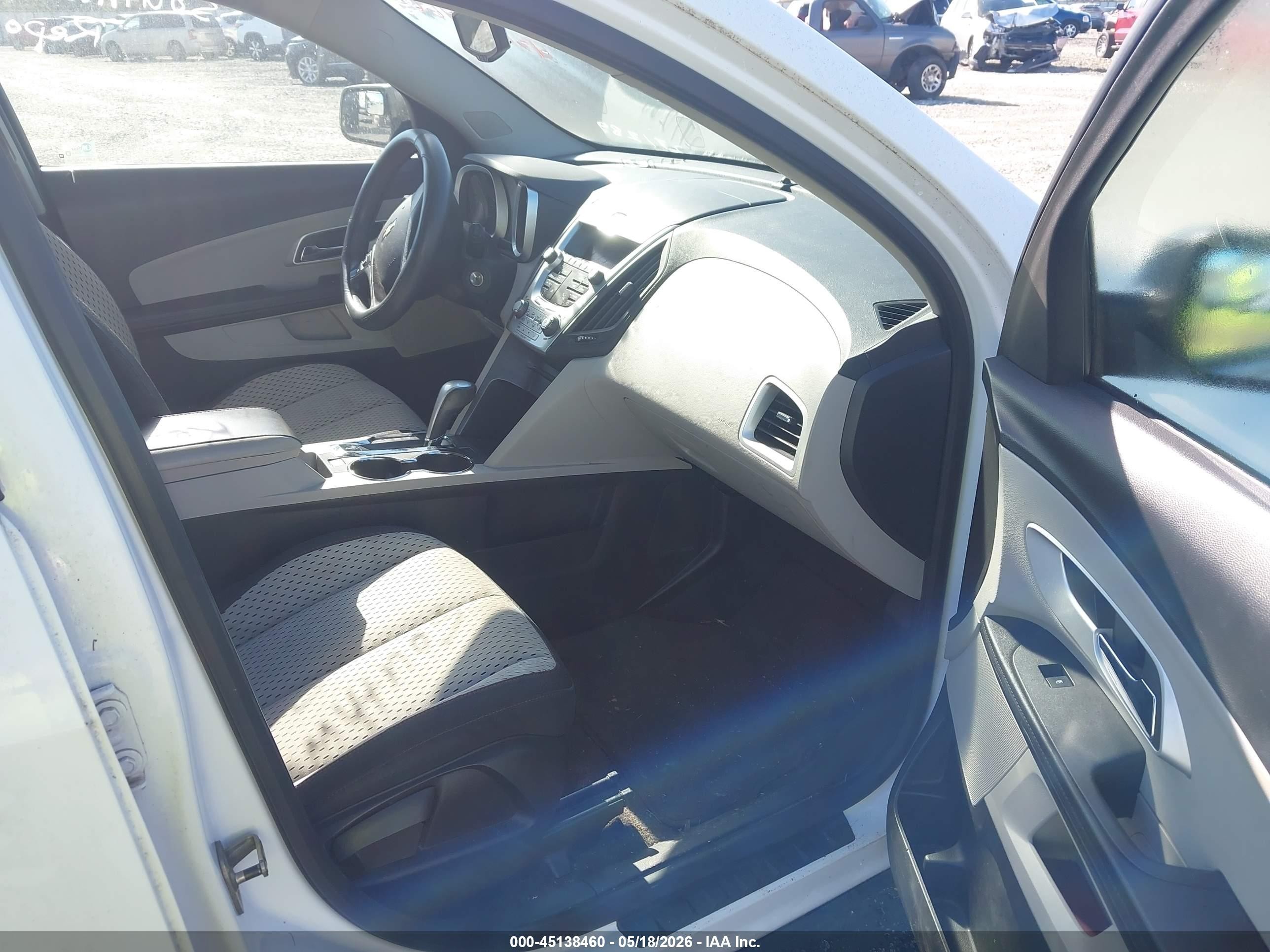 2010 Chevrolet Equinox Ls White vin: 2CNALBEW9A6271289