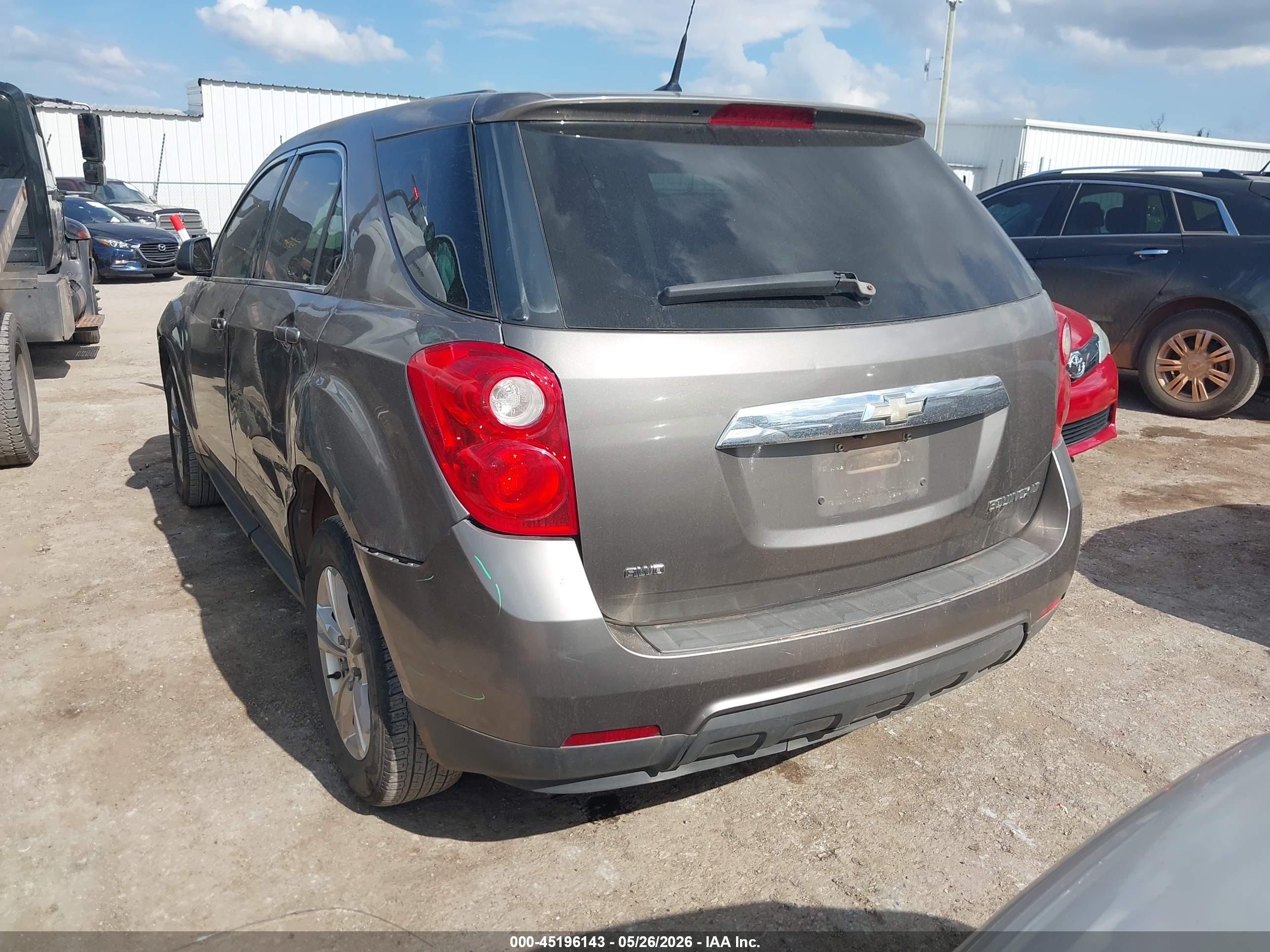 2010 Chevrolet Equinox Ls Gray vin: 2CNALBEW9A6382585