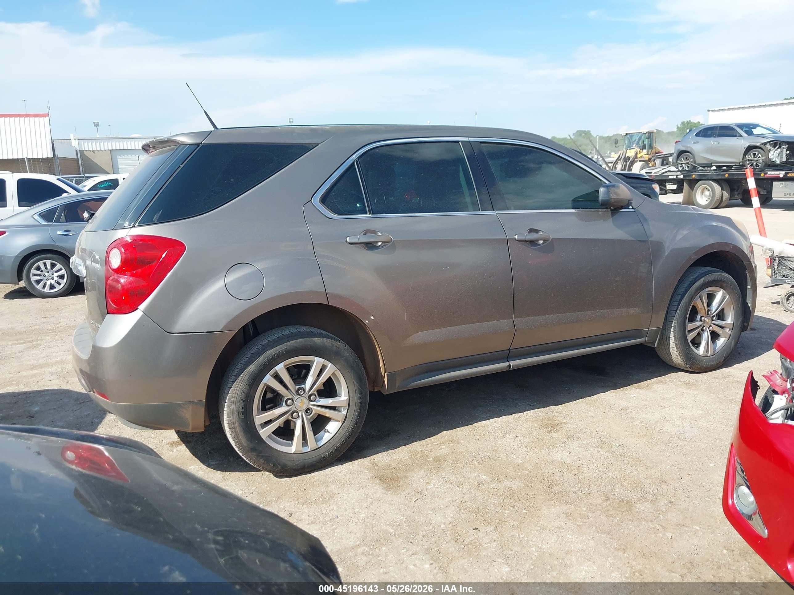 2010 Chevrolet Equinox Ls Gray vin: 2CNALBEW9A6382585