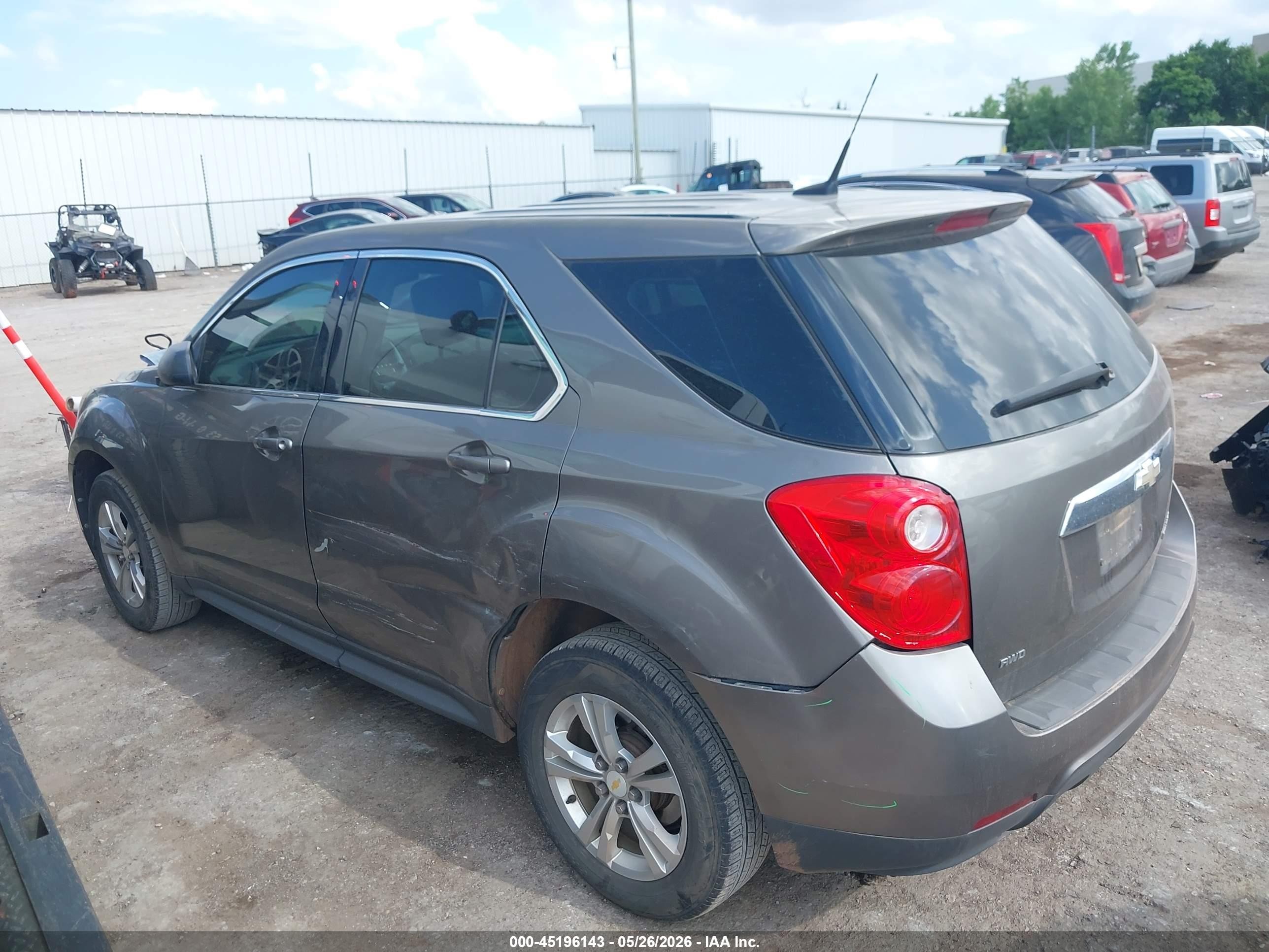 2010 Chevrolet Equinox Ls Gray vin: 2CNALBEW9A6382585