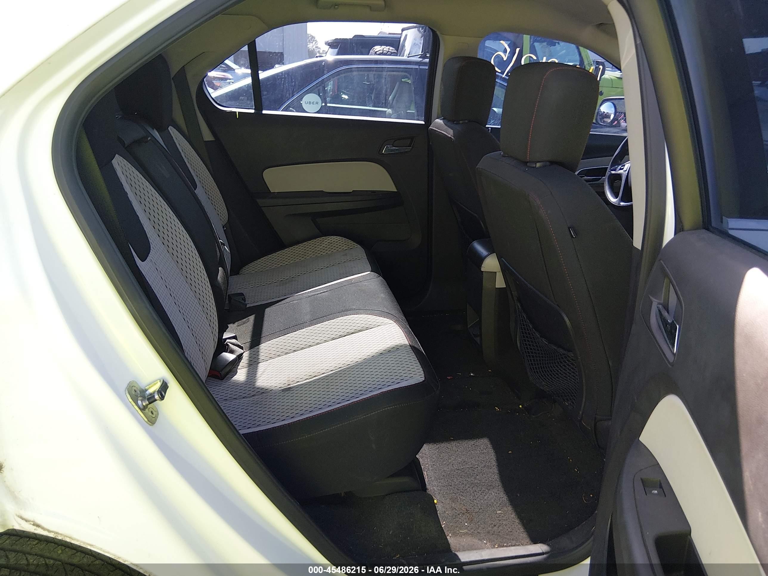 2010 Chevrolet Equinox Ls White vin: 2CNALBEWXA6211456