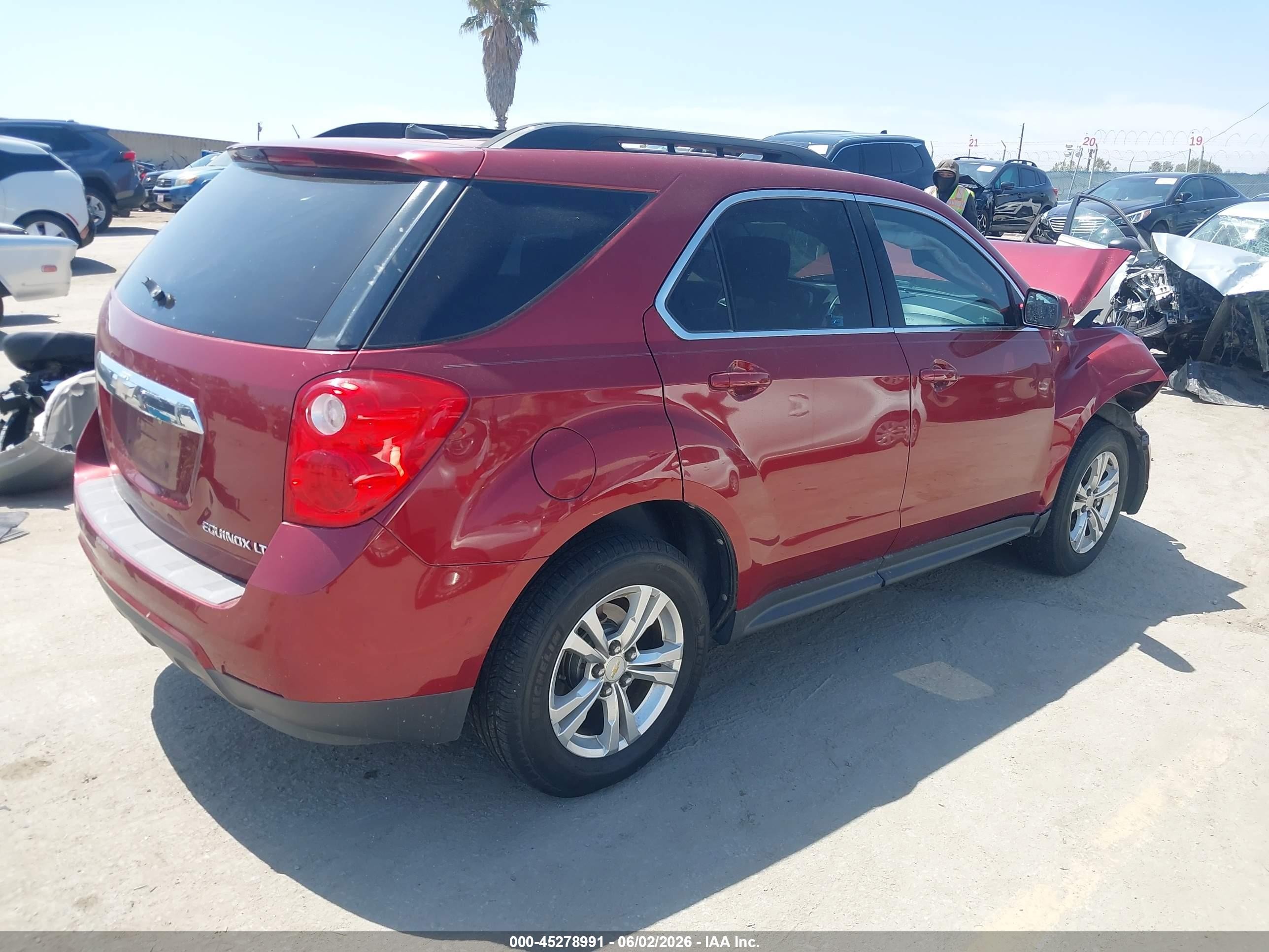 2011 Chevrolet Equinox 1lt Burgundy vin: 2CNALDEC0B6380243