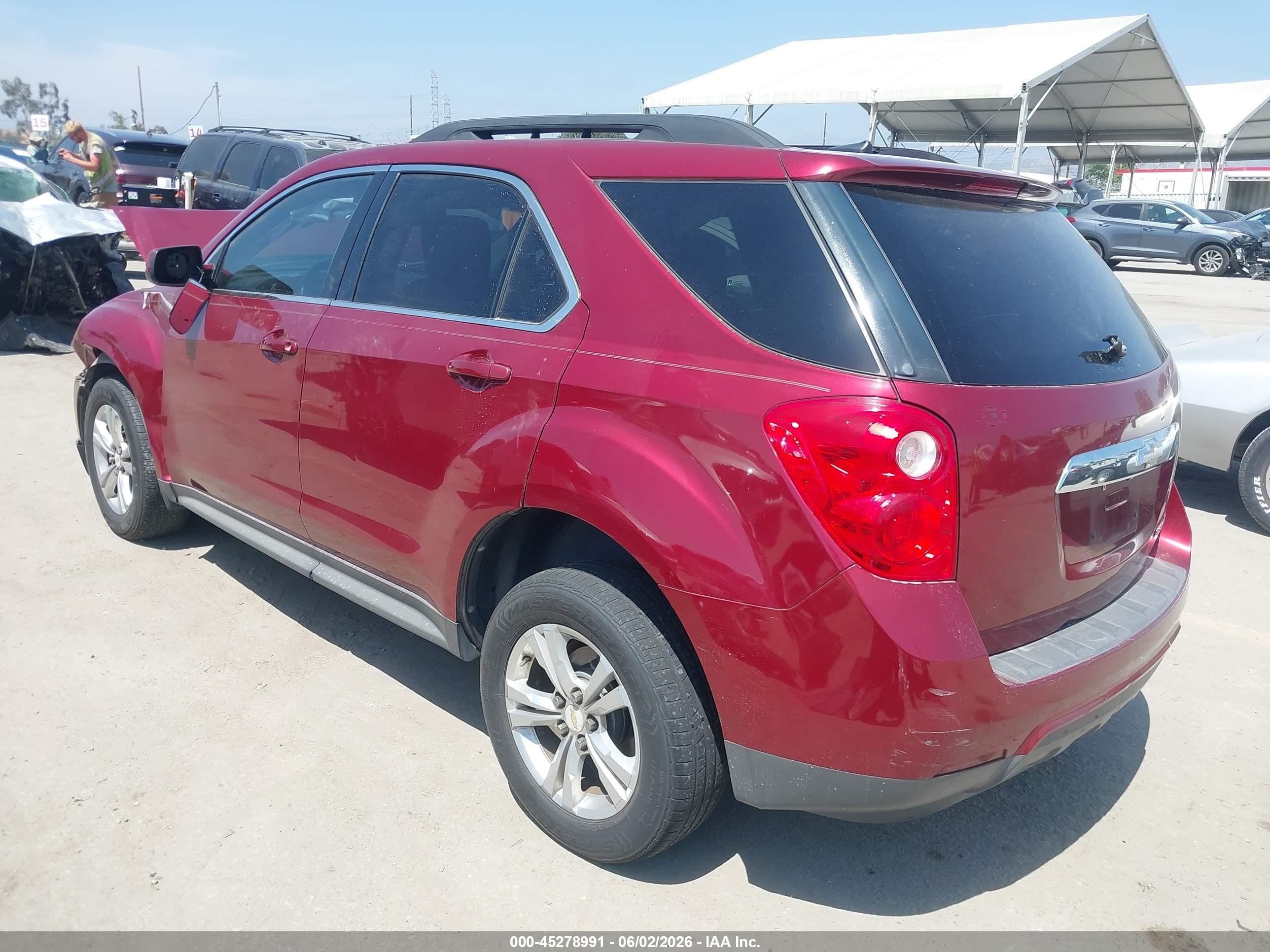 2011 Chevrolet Equinox 1lt Burgundy vin: 2CNALDEC0B6380243