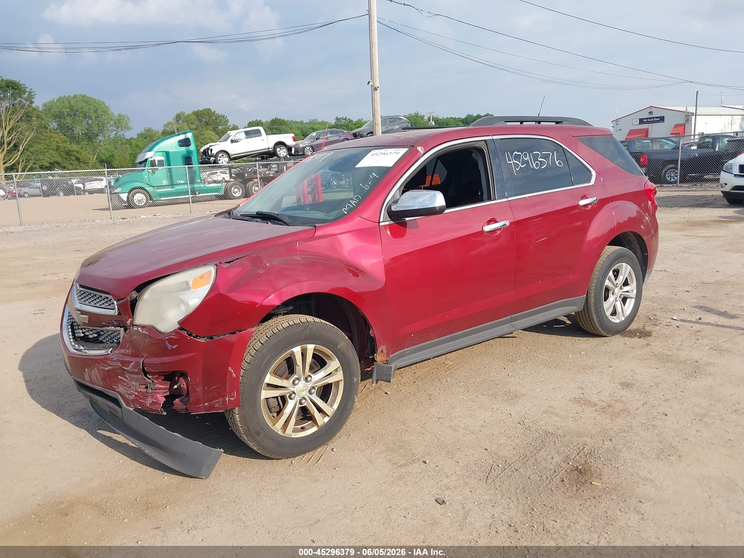 2011 Chevrolet Equinox 1lt Red vin: 2CNALDEC0B6412527