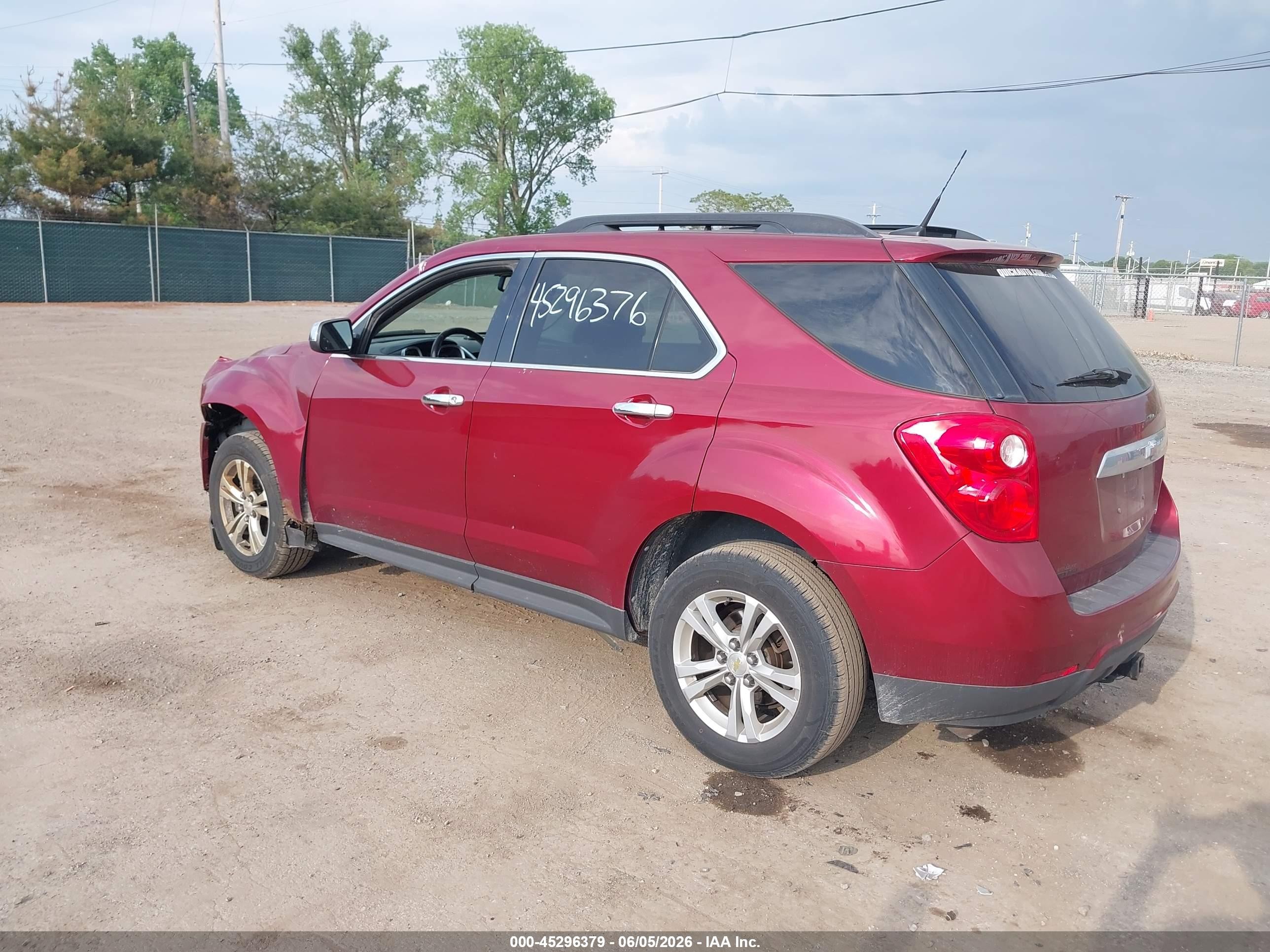 2011 Chevrolet Equinox 1lt Red vin: 2CNALDEC0B6412527