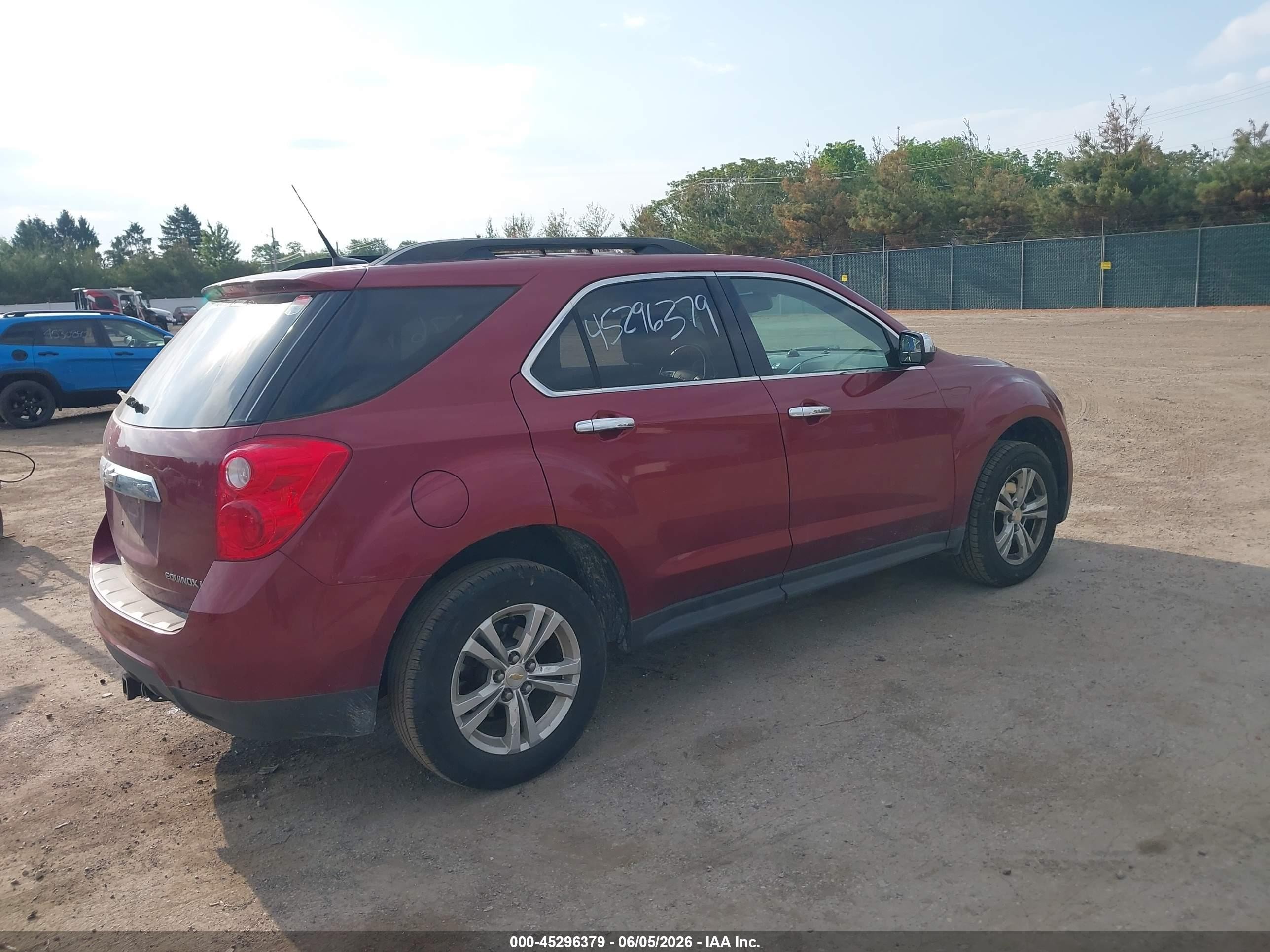 2011 Chevrolet Equinox 1lt Red vin: 2CNALDEC0B6412527