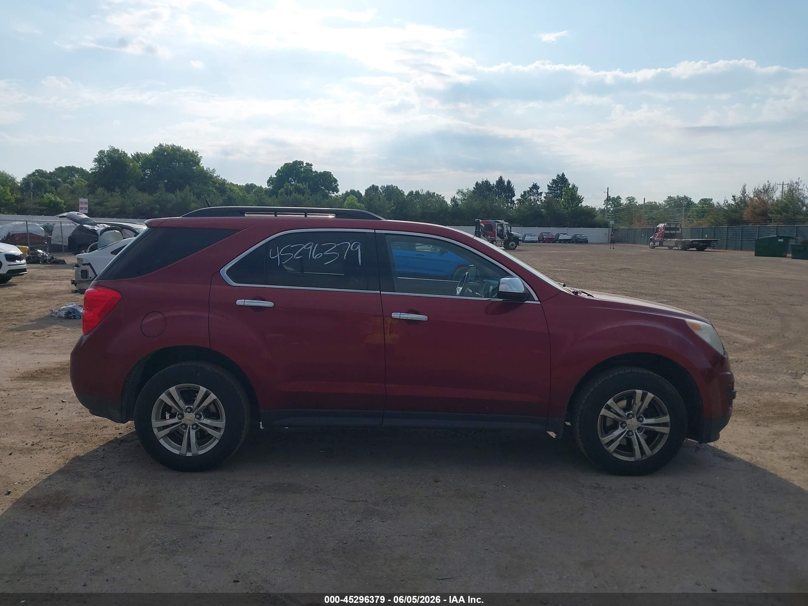 2011 Chevrolet Equinox 1lt Red vin: 2CNALDEC0B6412527