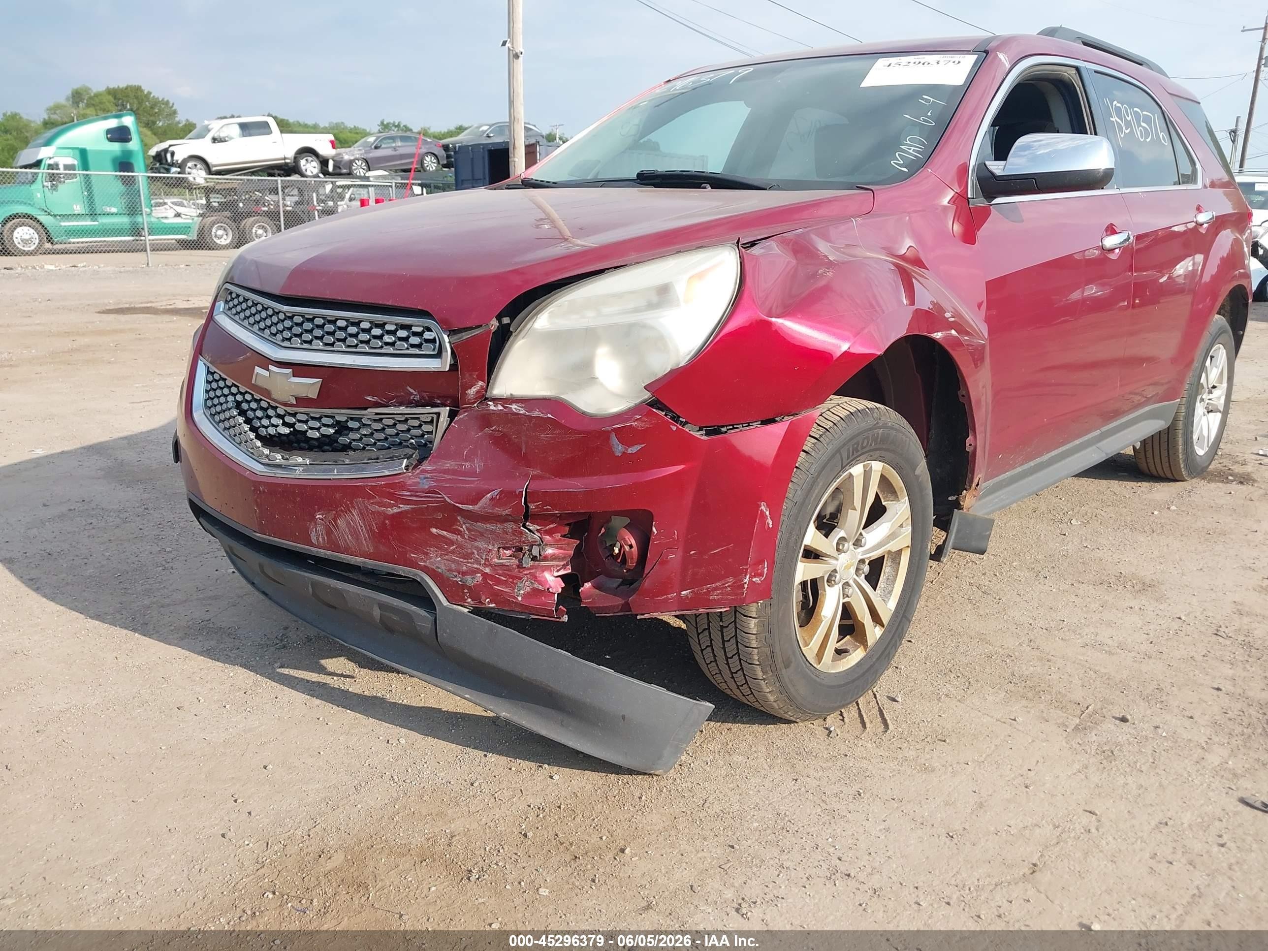 2011 Chevrolet Equinox 1lt Red vin: 2CNALDEC0B6412527