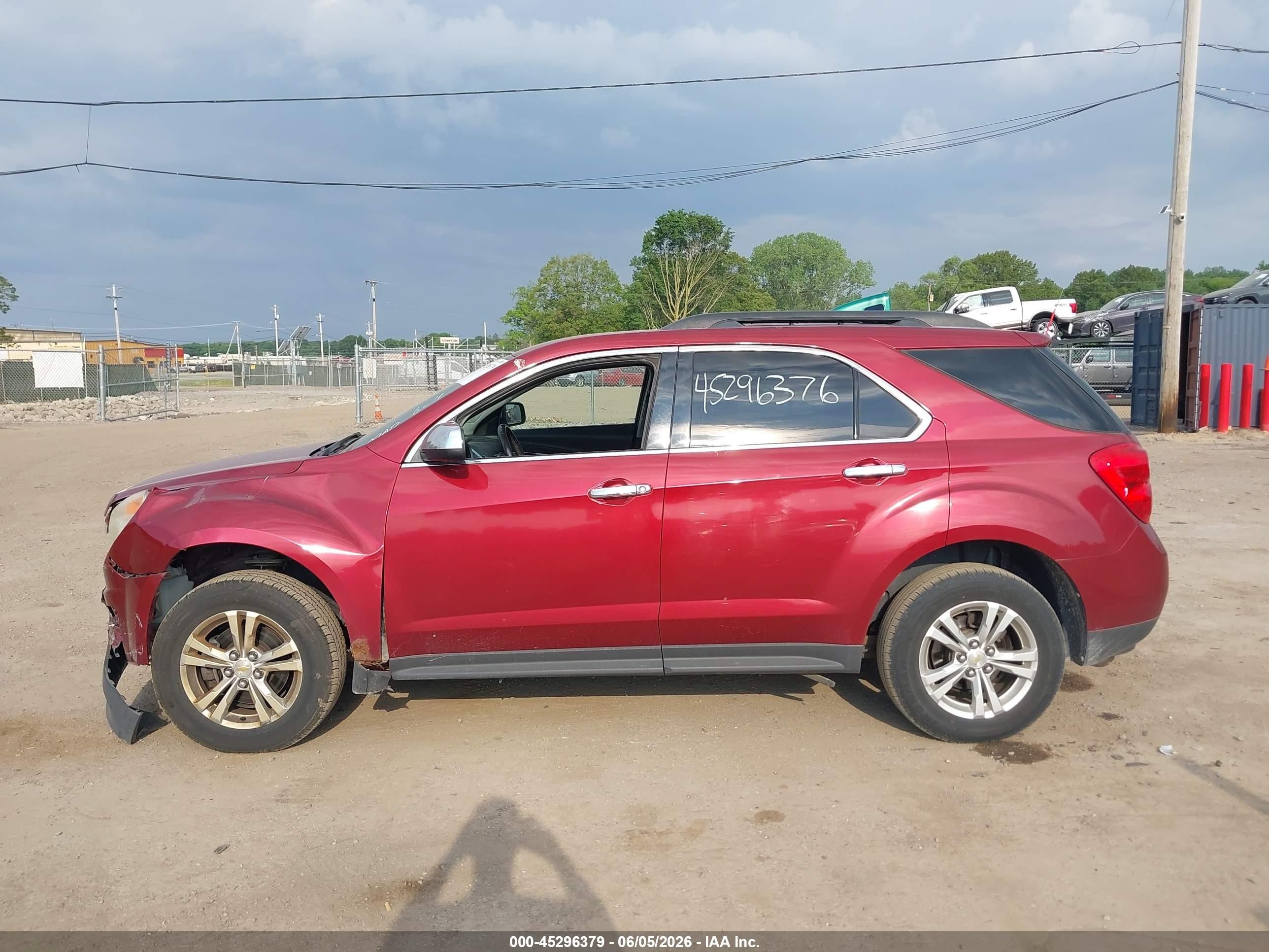 2011 Chevrolet Equinox 1lt Red vin: 2CNALDEC0B6412527