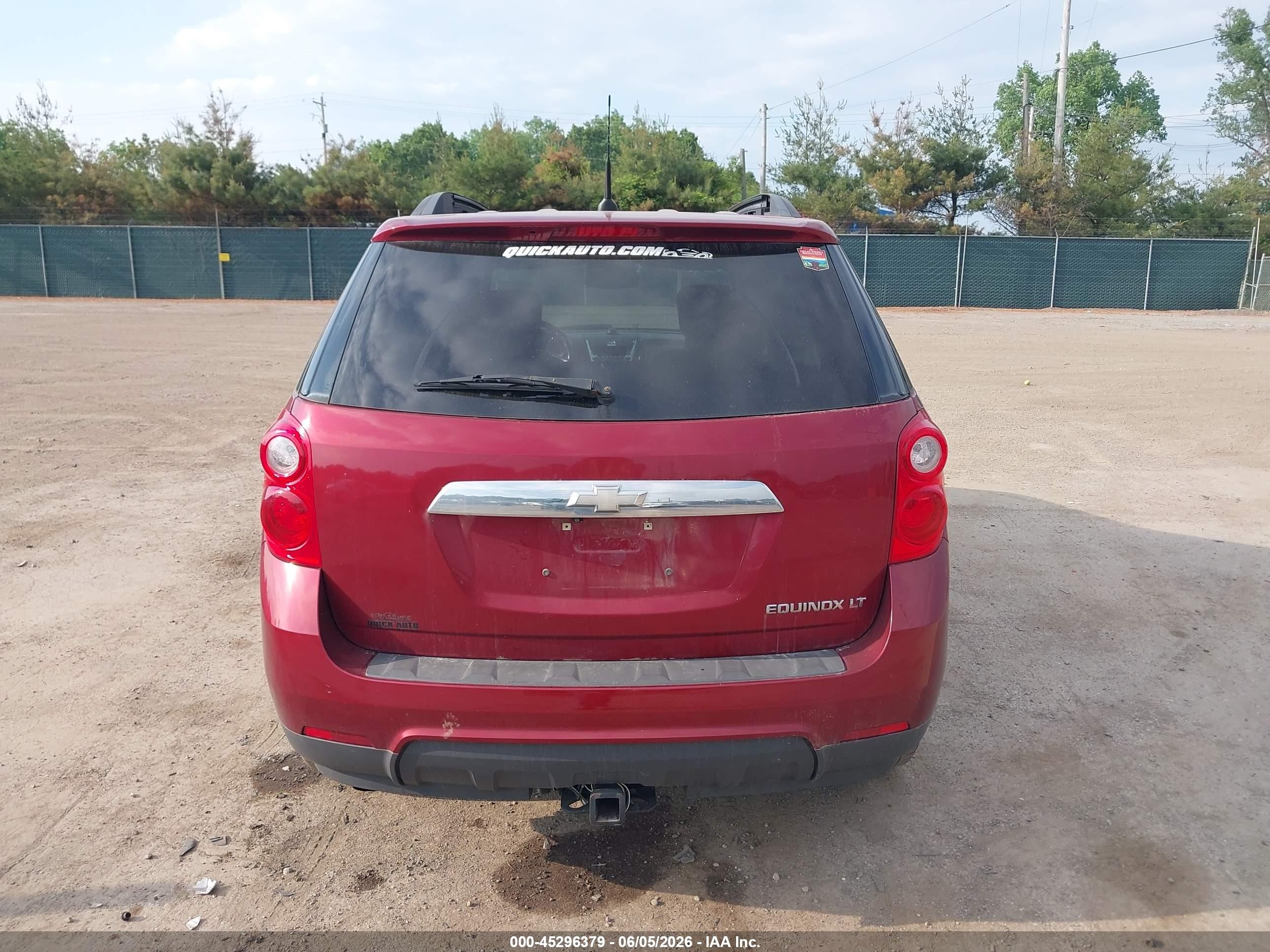 2011 Chevrolet Equinox 1lt Red vin: 2CNALDEC0B6412527