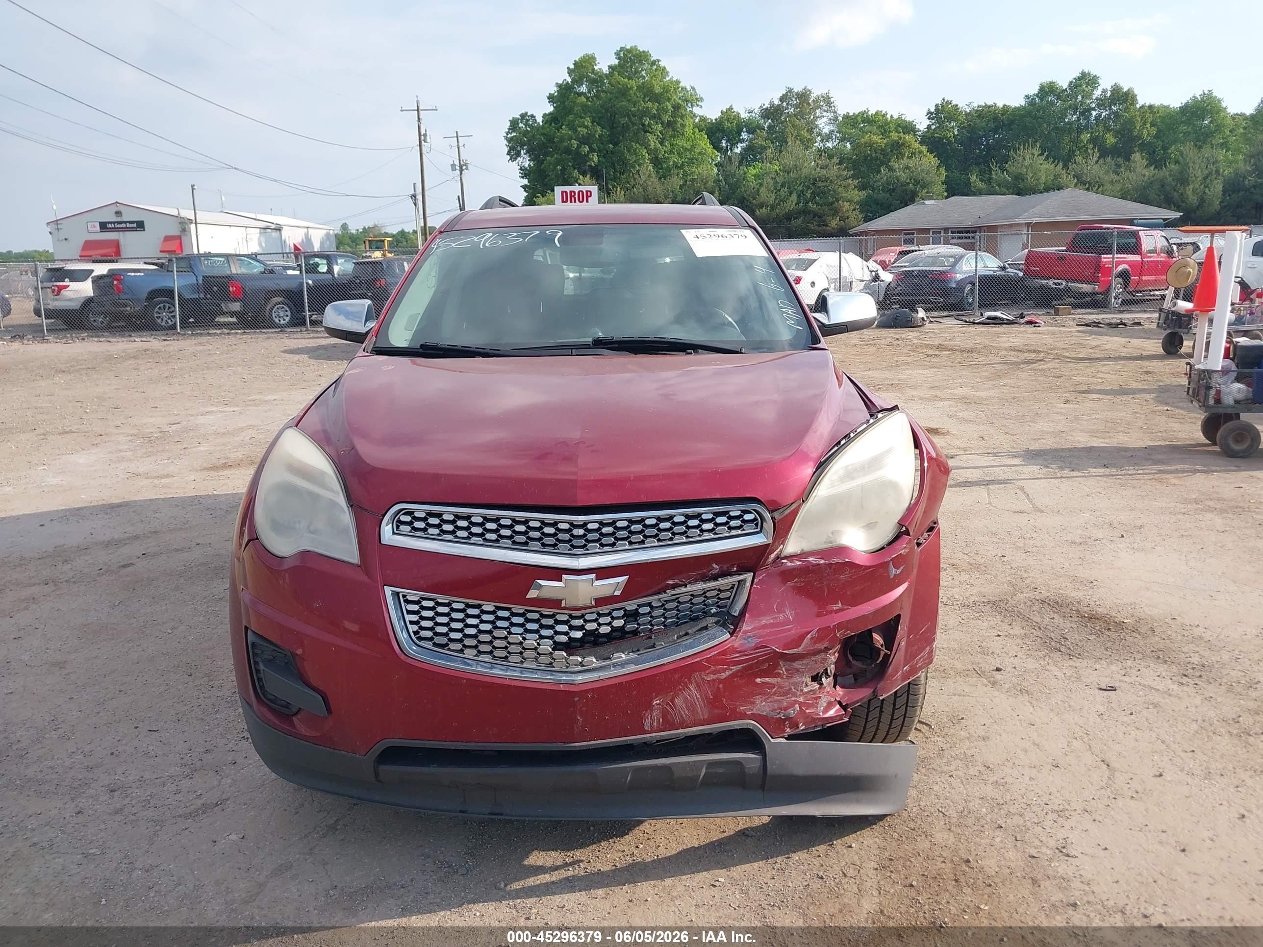 2011 Chevrolet Equinox 1lt Red vin: 2CNALDEC0B6412527