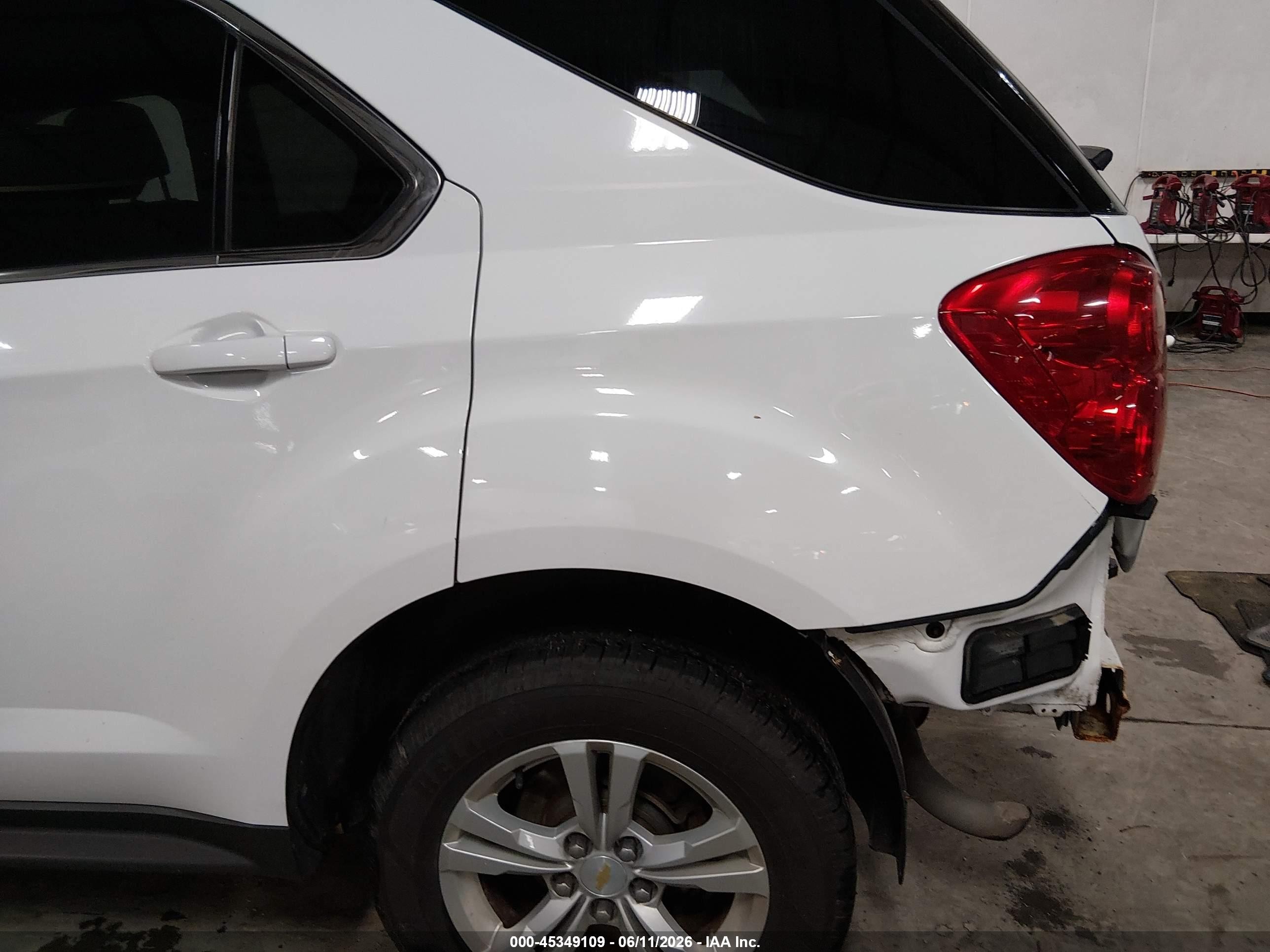 2011 Chevrolet Equinox 1lt White vin: 2CNALDEC1B6237575