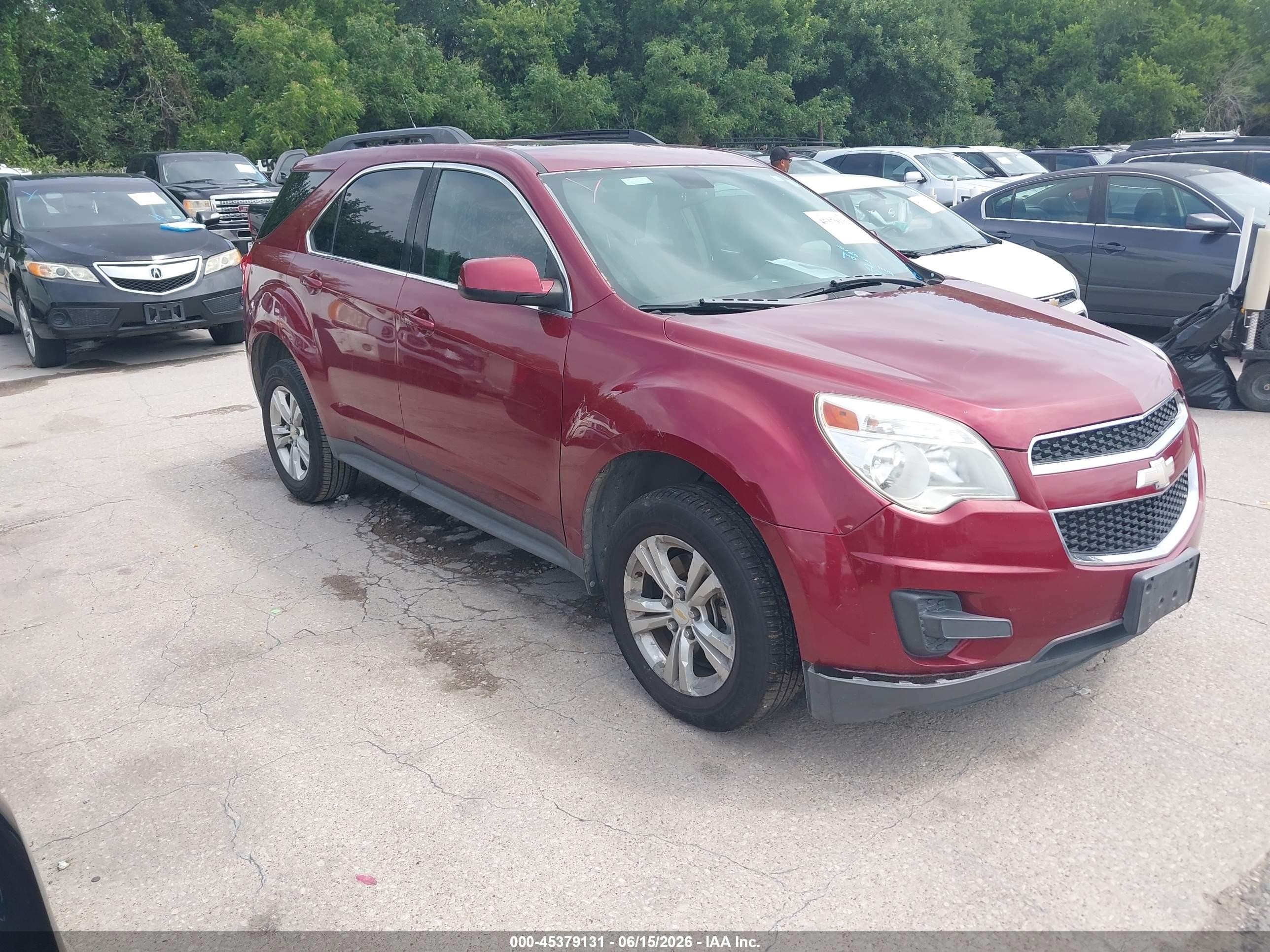 2011 Chevrolet Equinox 1lt Burgundy vin: 2CNALDEC1B6410155