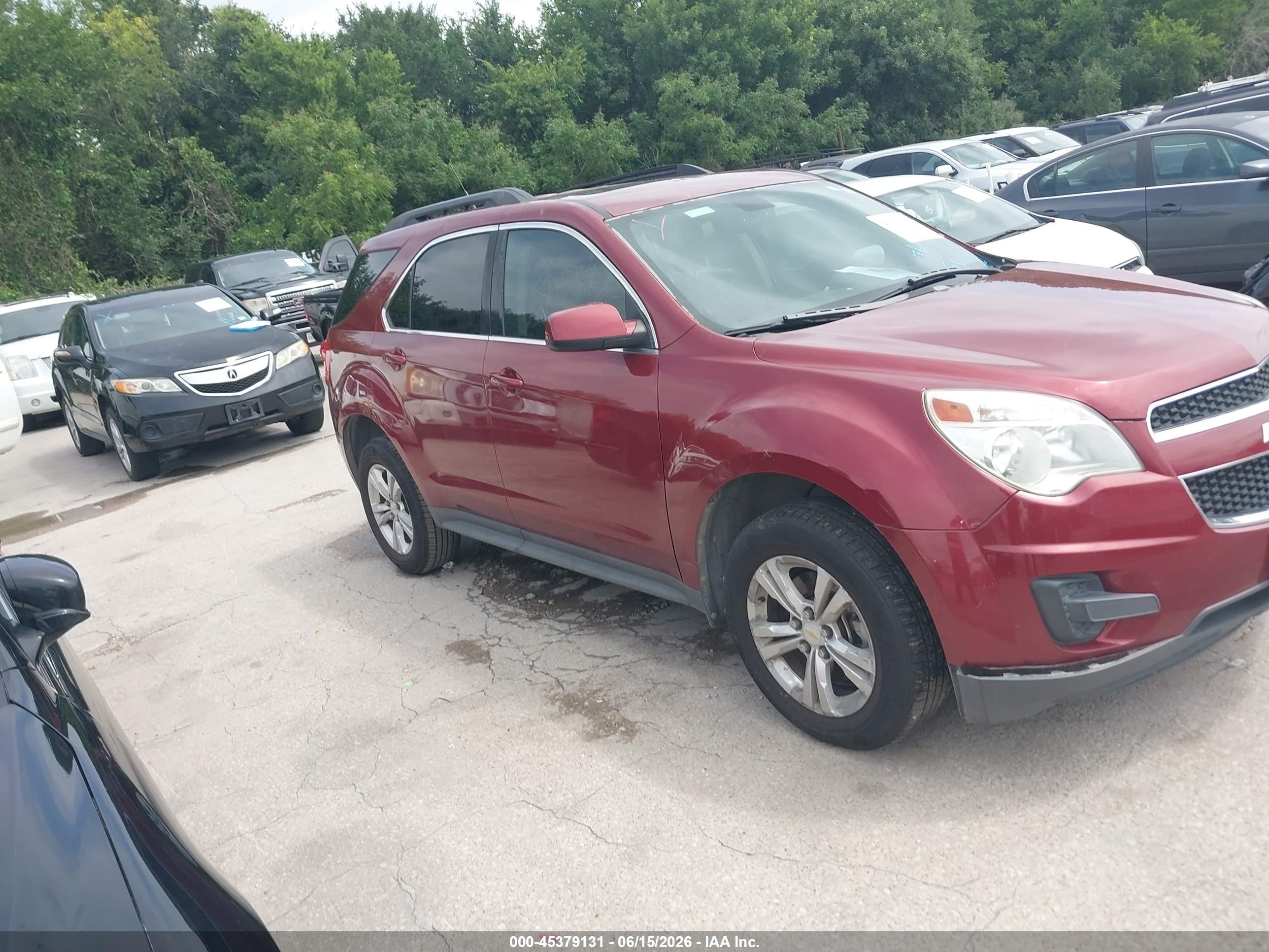 2011 Chevrolet Equinox 1lt Burgundy vin: 2CNALDEC1B6410155
