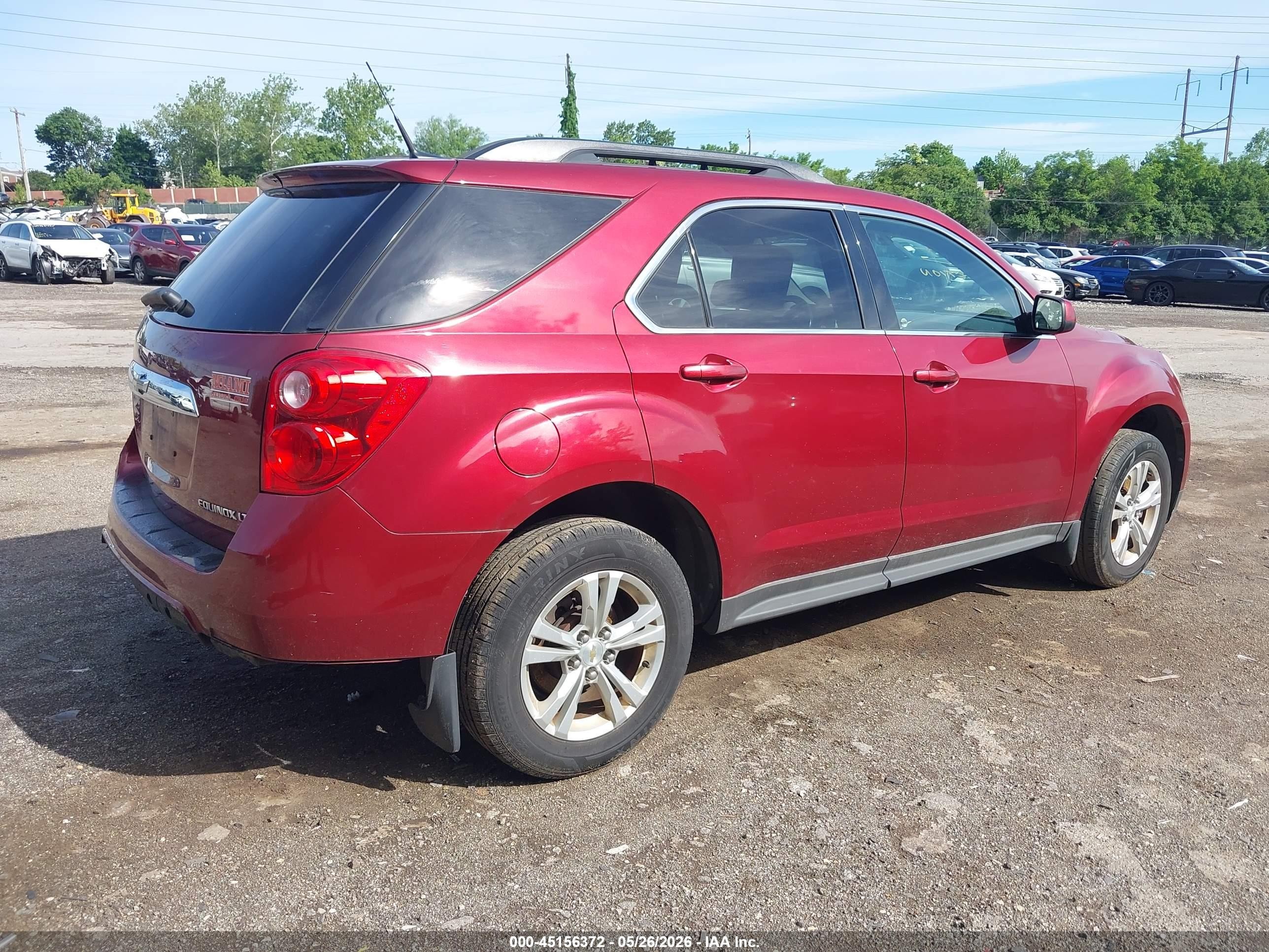 2011 Chevrolet Equinox 1lt Burgundy vin: 2CNALDEC2B6204004