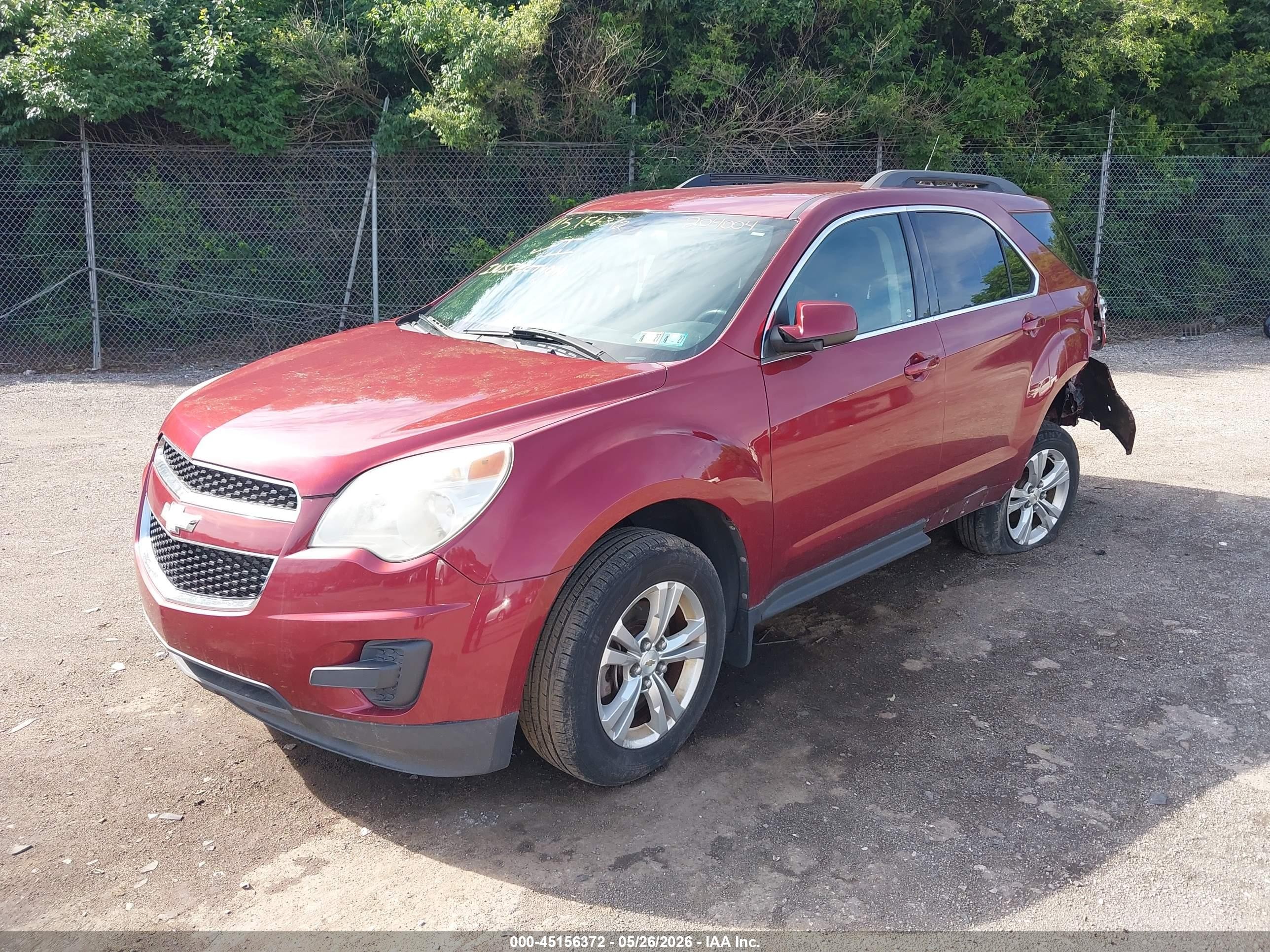 2011 Chevrolet Equinox 1lt Burgundy vin: 2CNALDEC2B6204004