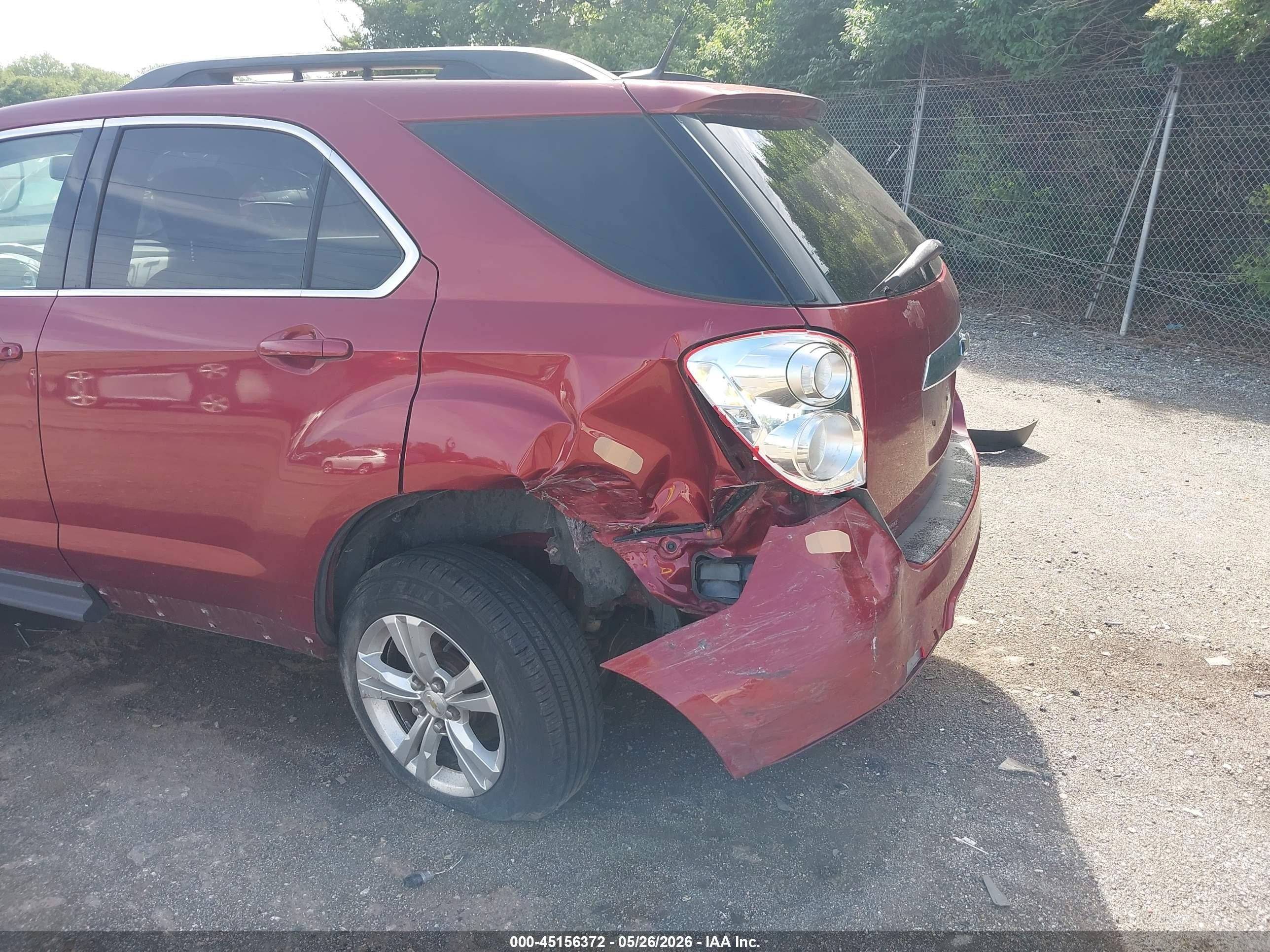 2011 Chevrolet Equinox 1lt Burgundy vin: 2CNALDEC2B6204004