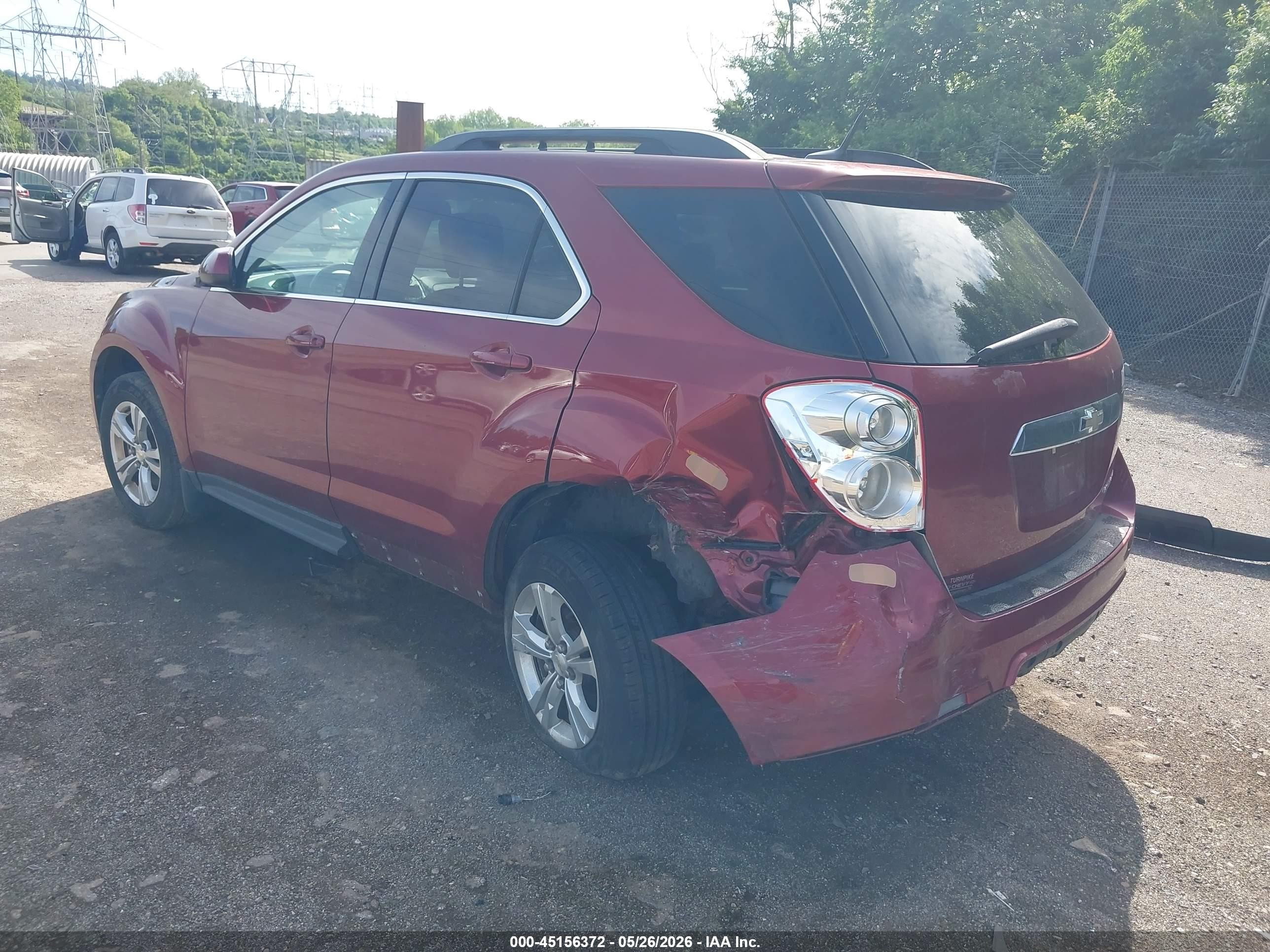 2011 Chevrolet Equinox 1lt Burgundy vin: 2CNALDEC2B6204004
