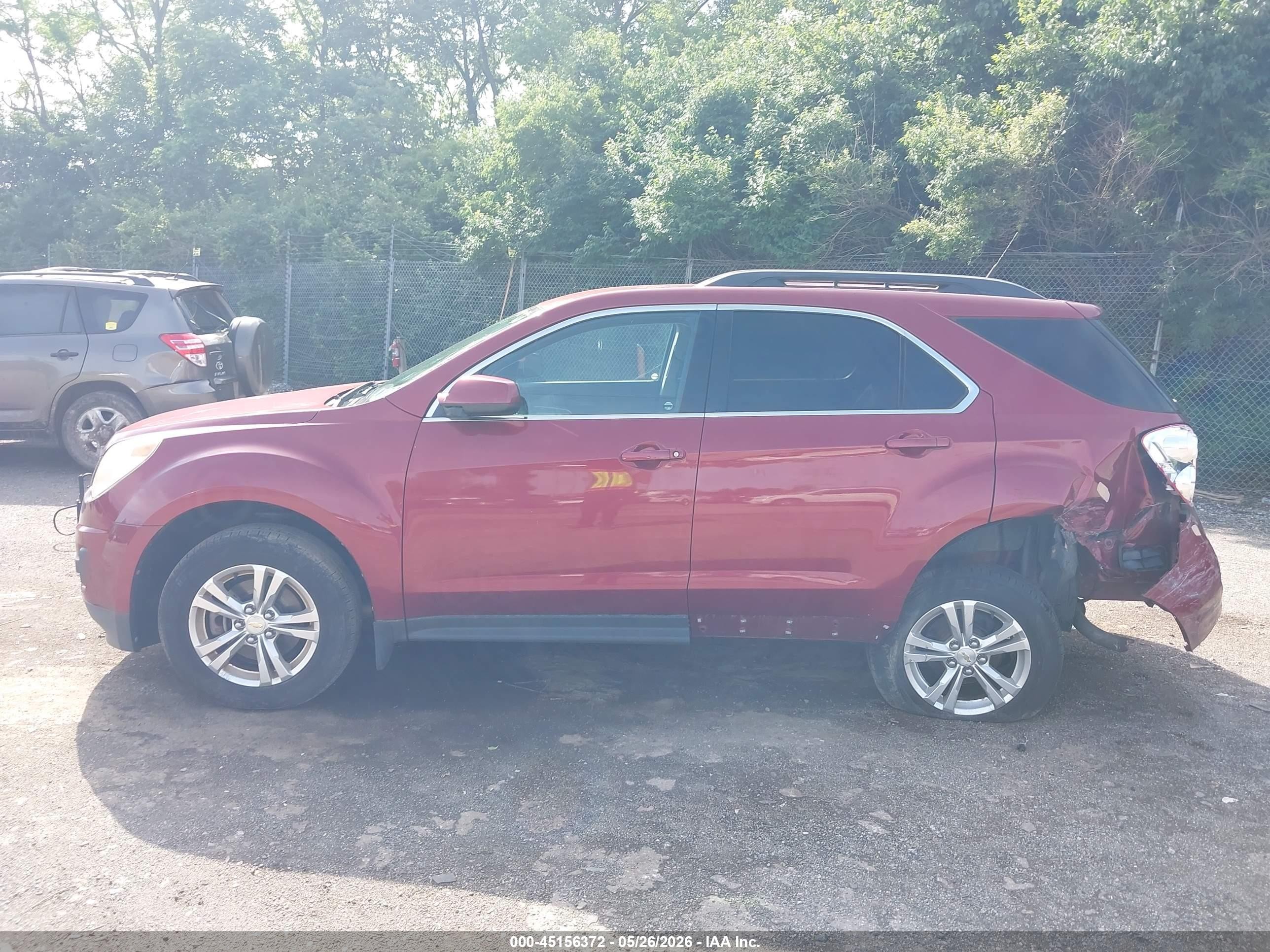 2011 Chevrolet Equinox 1lt Burgundy vin: 2CNALDEC2B6204004