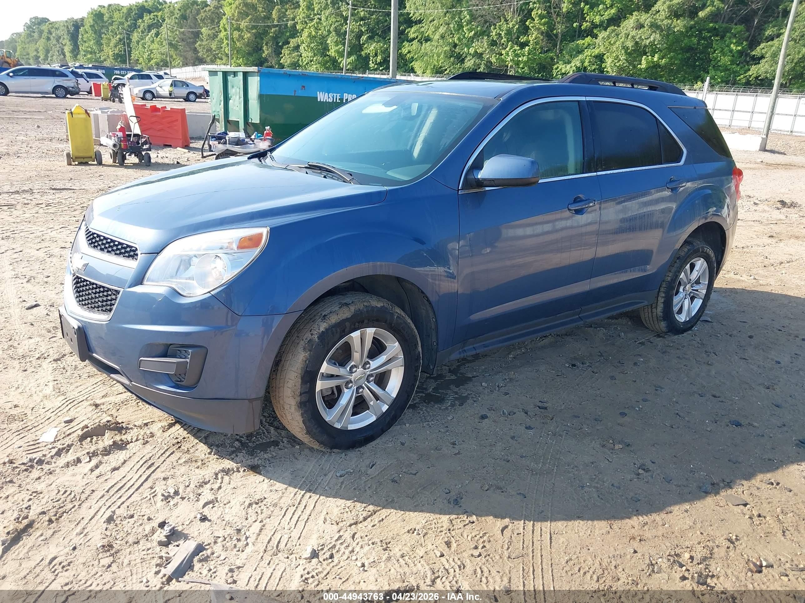 2011 Chevrolet Equinox 1lt Blue vin: 2CNALDEC2B6329729