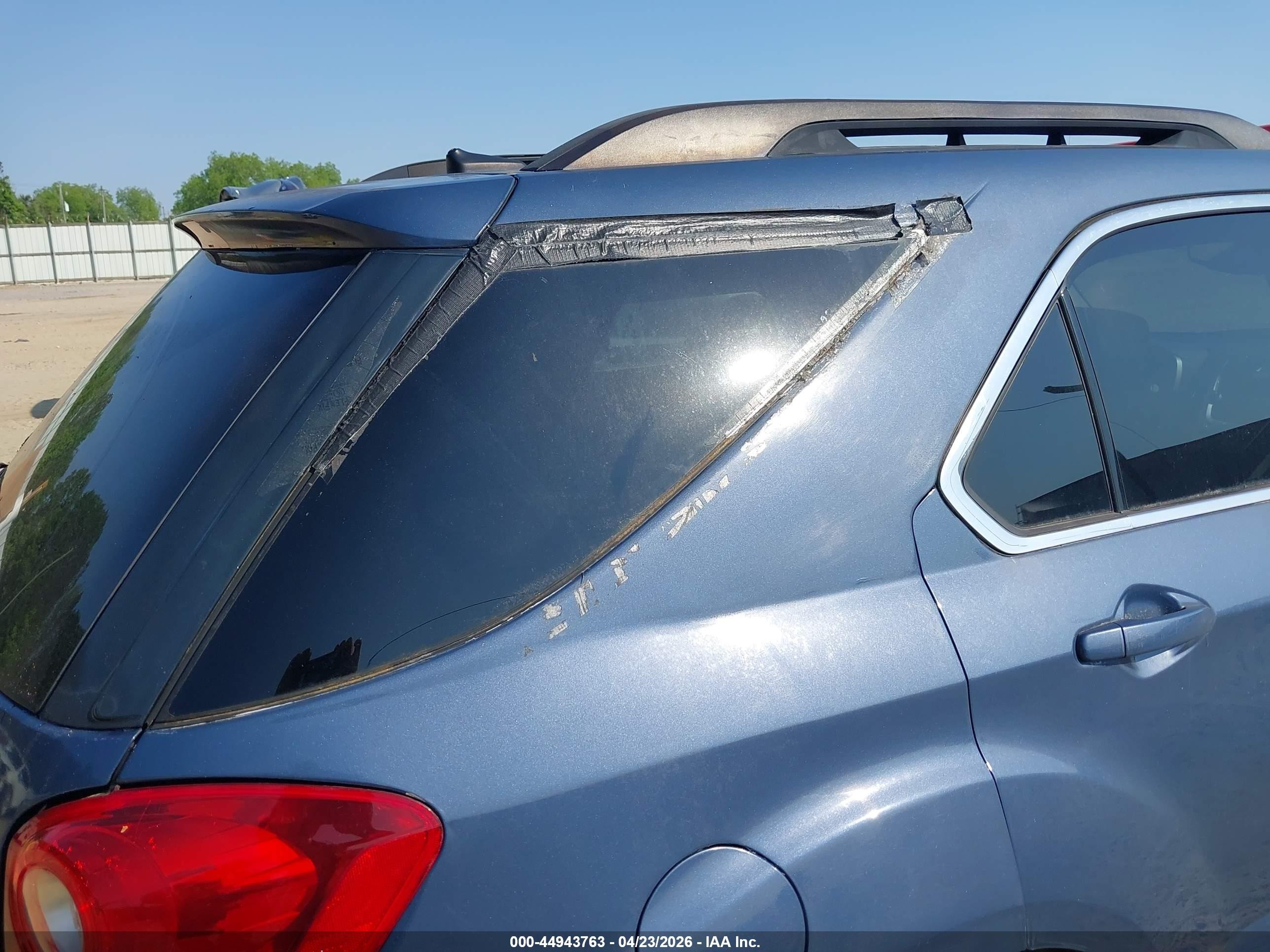 2011 Chevrolet Equinox 1lt Blue vin: 2CNALDEC2B6329729