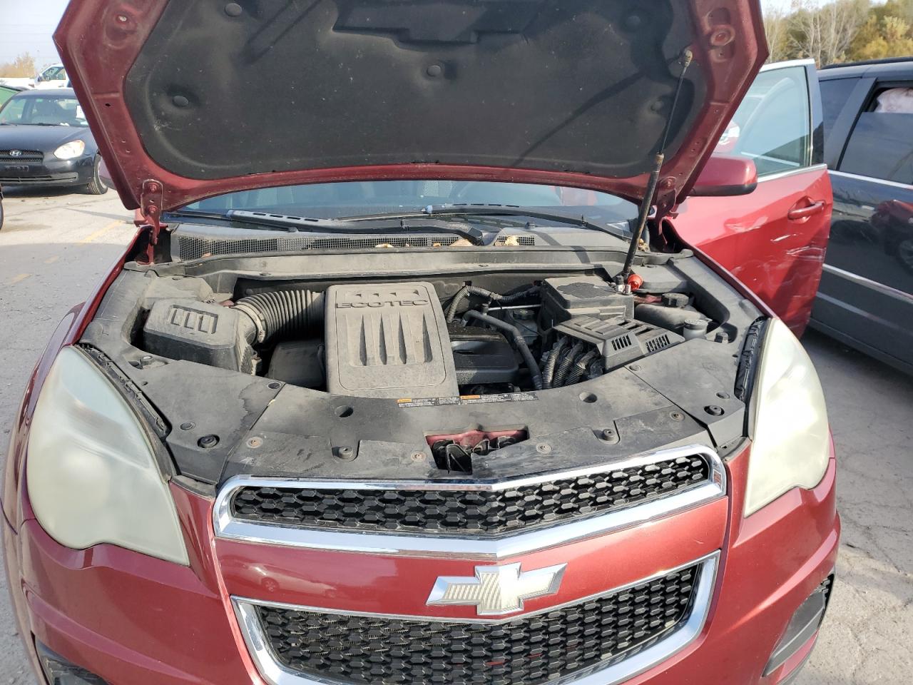 2011 Chevrolet Equinox Lt Red vin: 2CNALDEC2B6390854