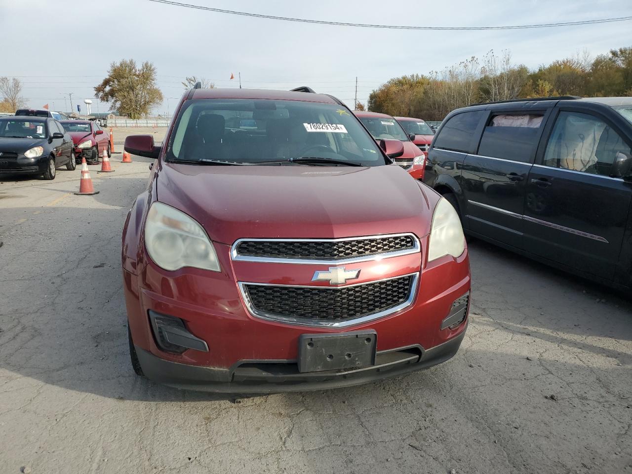 2011 Chevrolet Equinox Lt Red vin: 2CNALDEC2B6390854