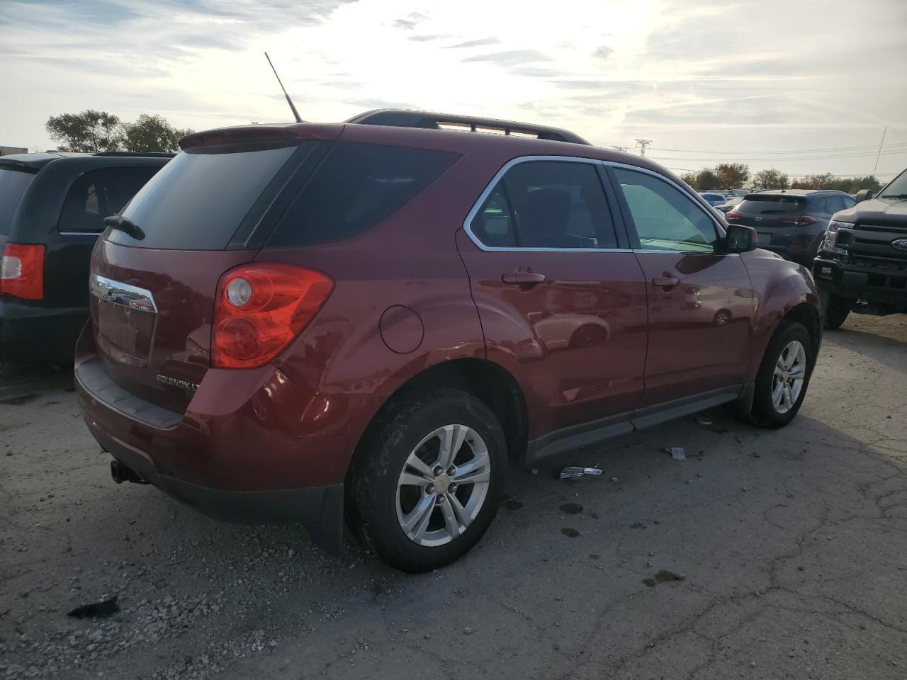 2011 Chevrolet Equinox Lt Red vin: 2CNALDEC2B6390854
