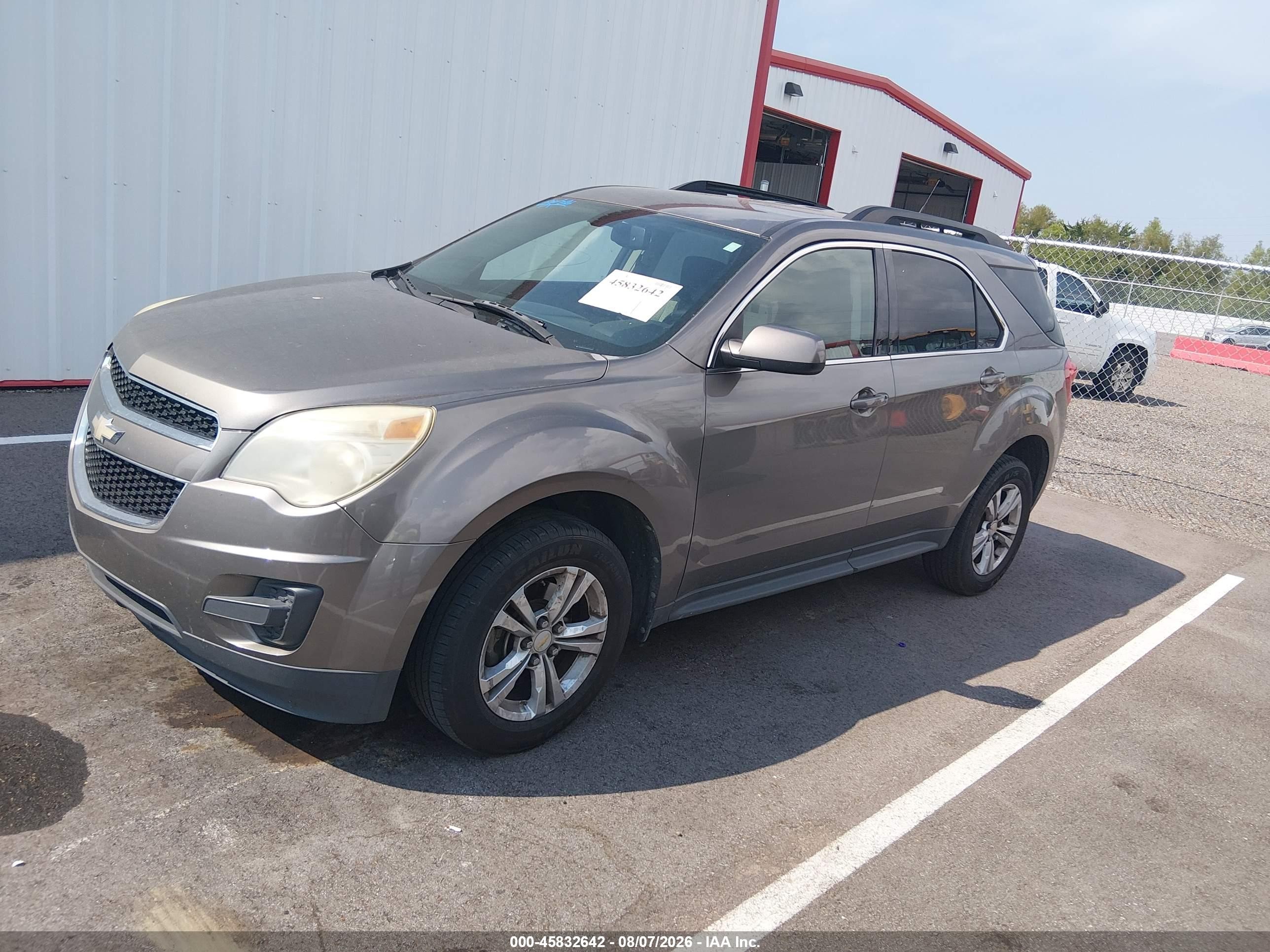 2011 Chevrolet Equinox Lt W/1lt Gray vin: 2CNALDEC2B6407278