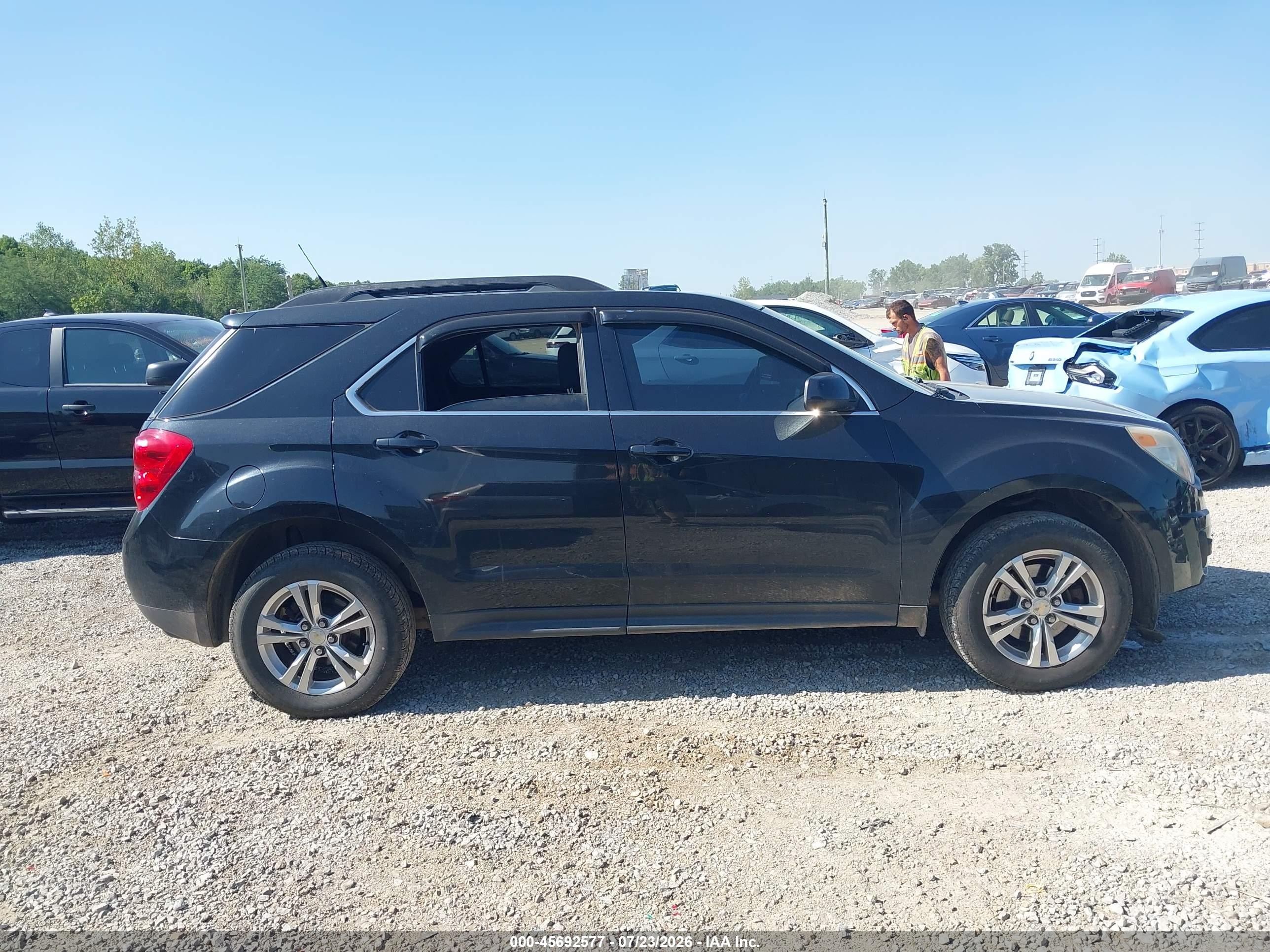 2011 Chevrolet Equinox Lt W/1lt Черный vin: 2CNALDEC3B6212385