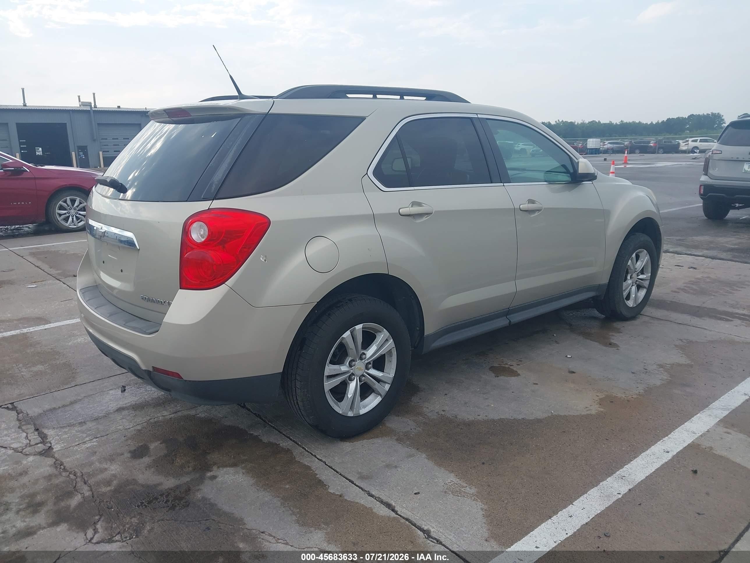 2011 Chevrolet Equinox Lt W/1lt Tan vin: 2CNALDEC3B6251574
