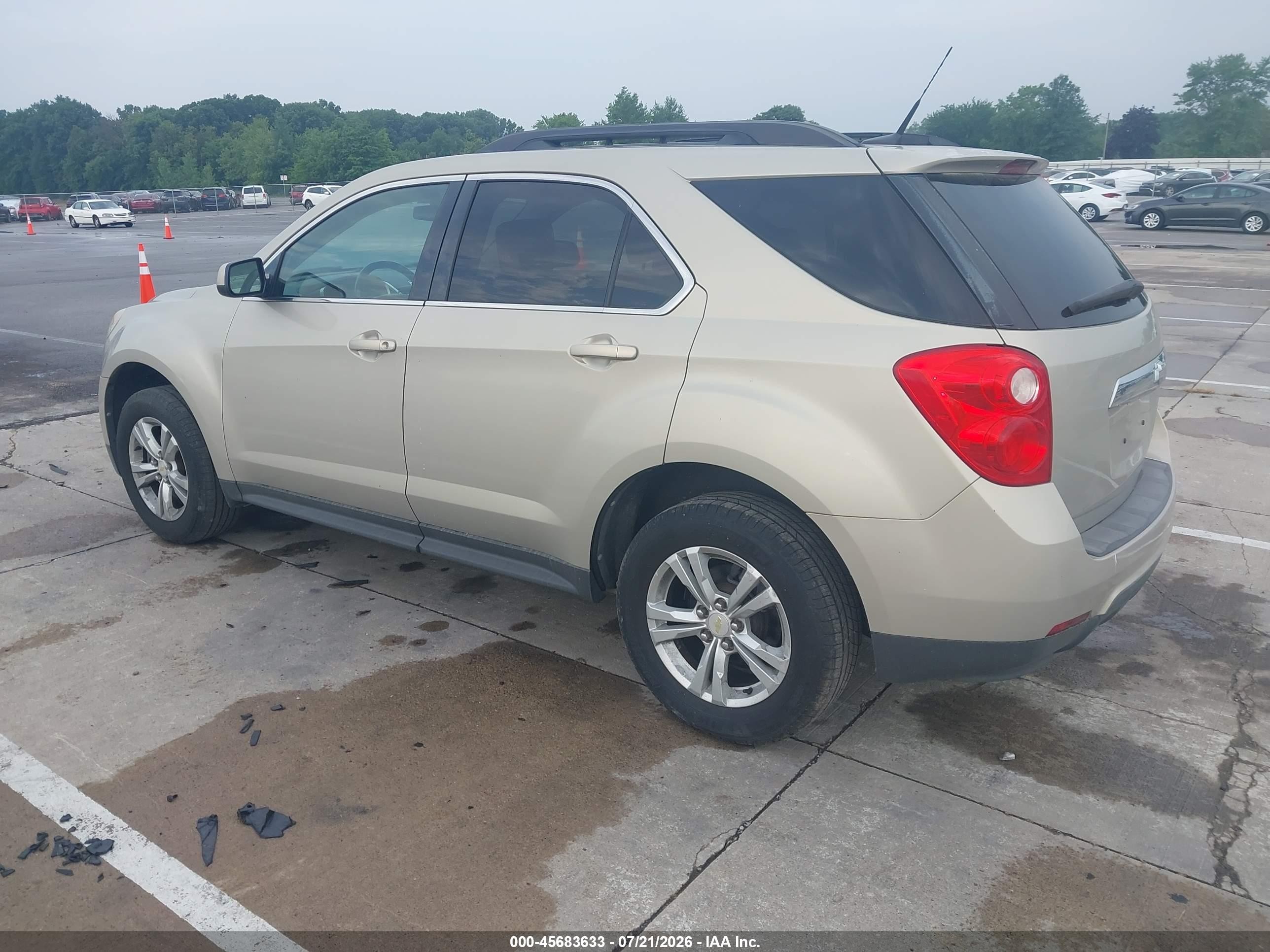 2011 Chevrolet Equinox Lt W/1lt Tan vin: 2CNALDEC3B6251574