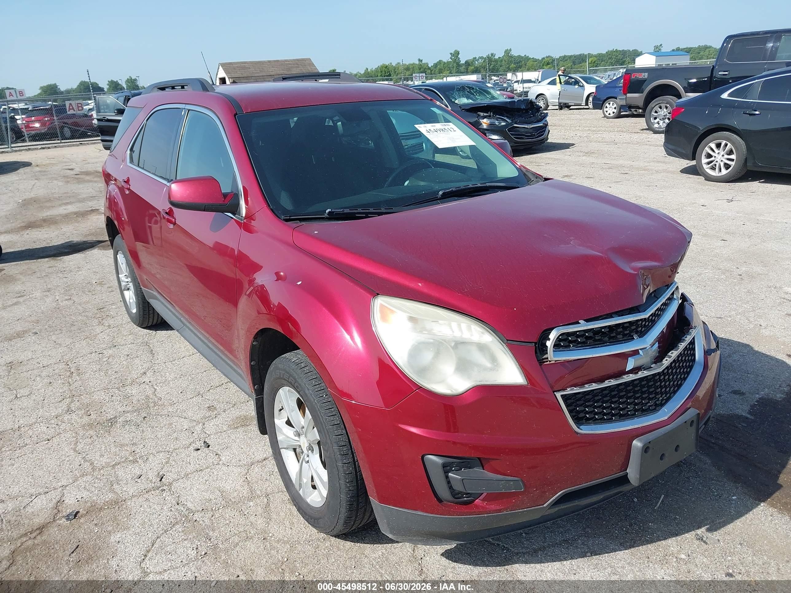 2011 Chevrolet Equinox Lt W/1lt Maroon vin: 2CNALDEC3B6325320