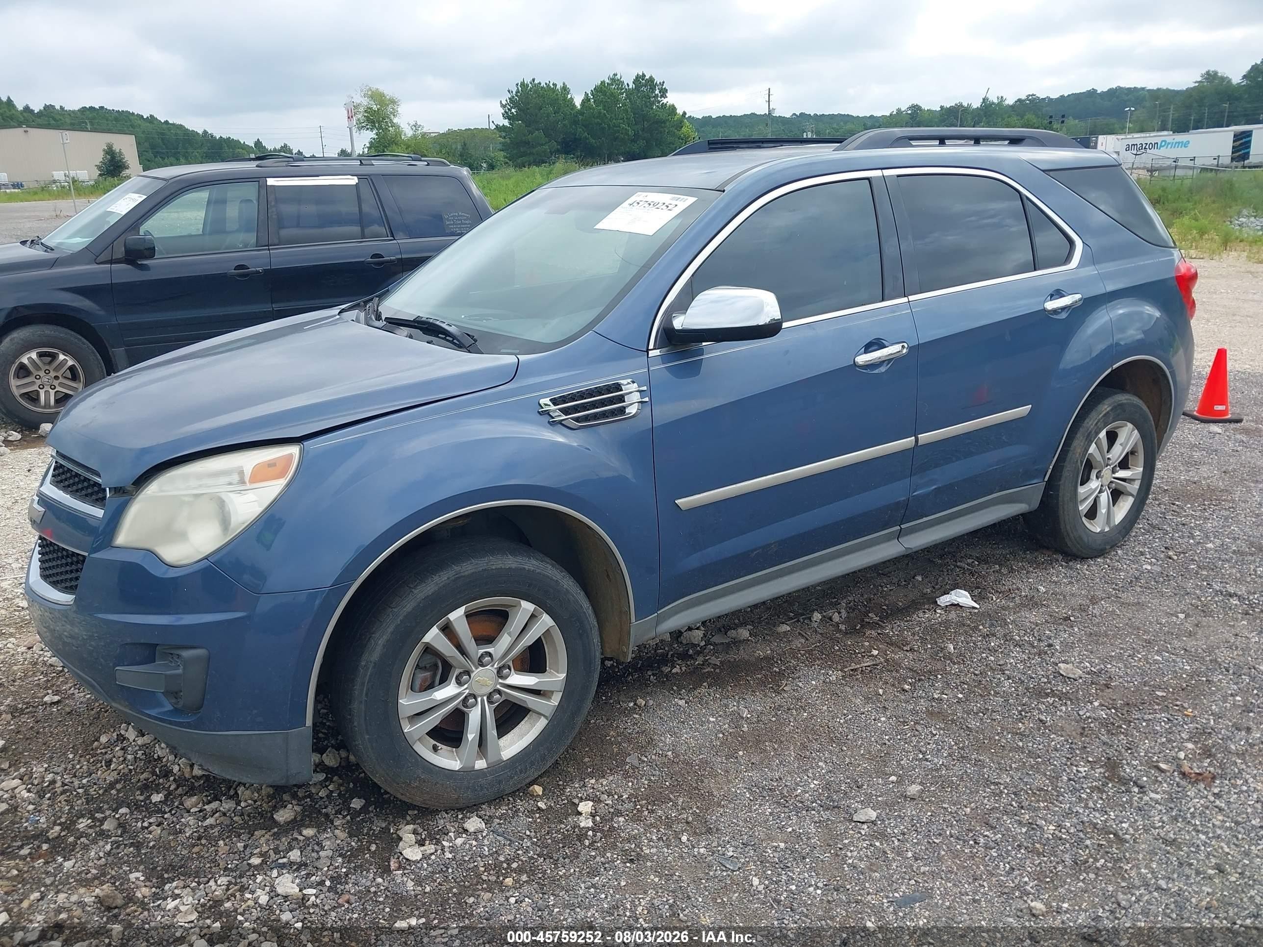 2011 Chevrolet Equinox Lt W/1lt Blue vin: 2CNALDEC3B6402199
