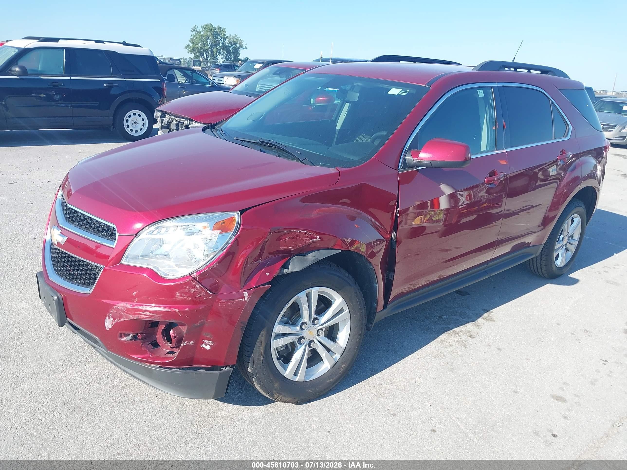 2011 Chevrolet Equinox Lt W/1lt Red vin: 2CNALDEC3B6409945